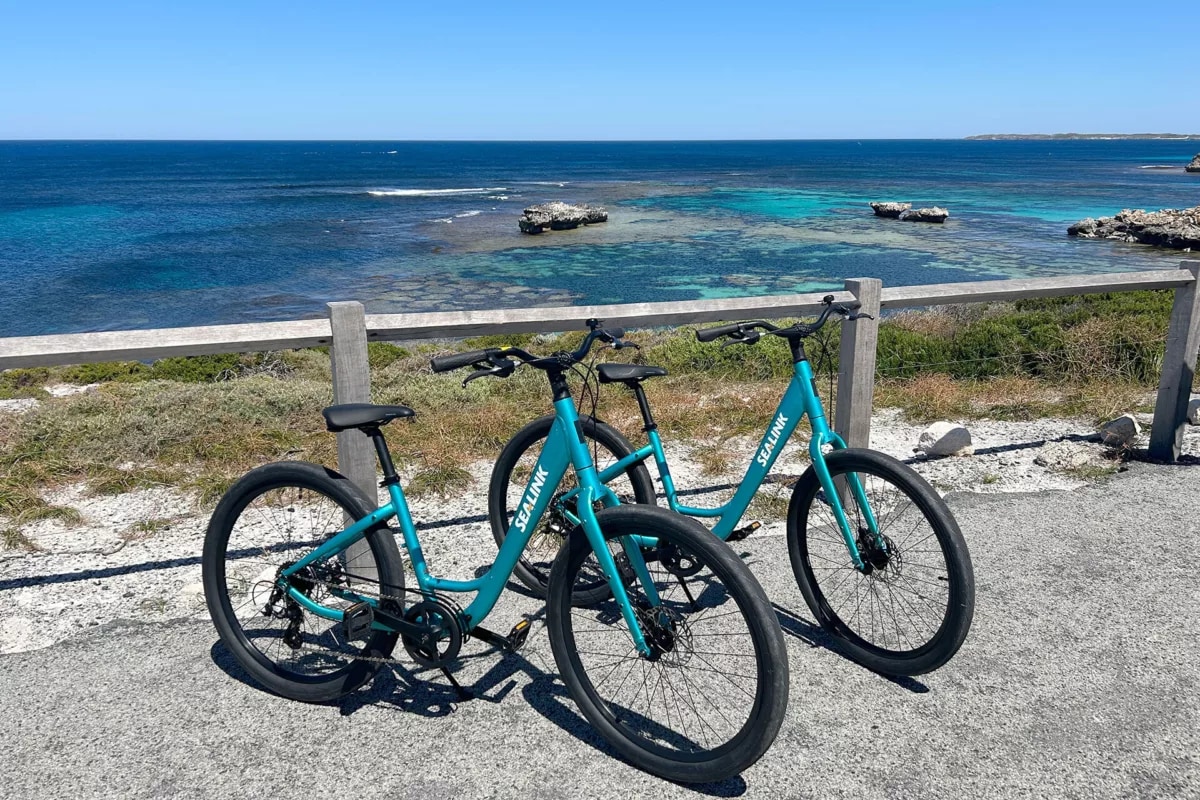 ロットネスト島 日帰り往復フェリーツアー（大人用自転車レンタル付き / フリーマントルorパース発）