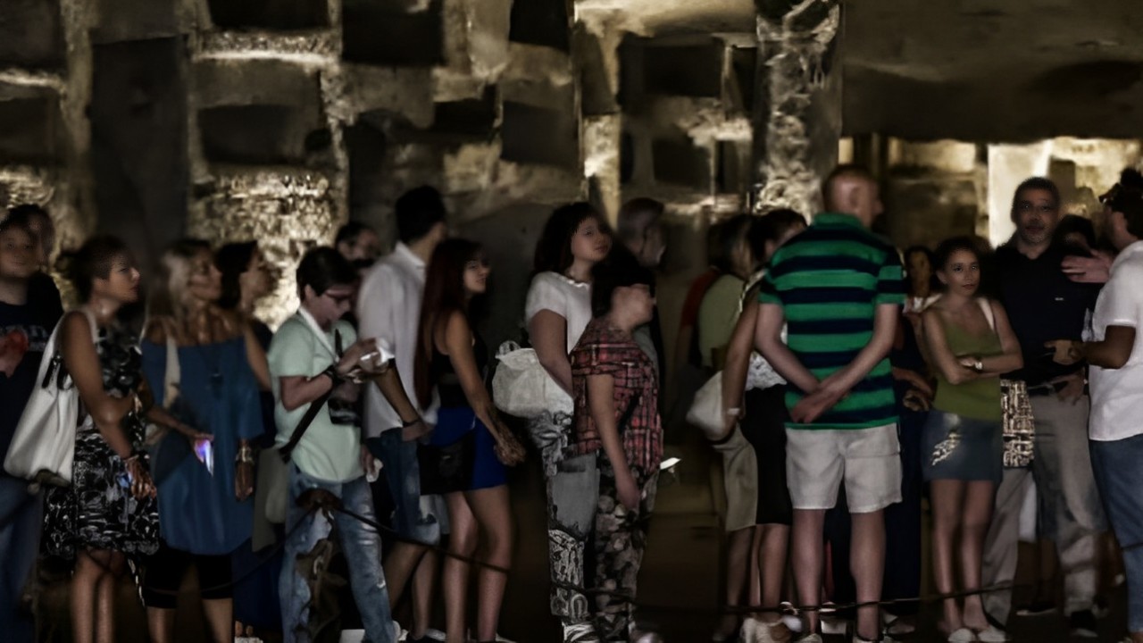 那不勒斯 (Naples) 聖熱內羅地下墓穴 (San Gennaro catacomb)  之旅