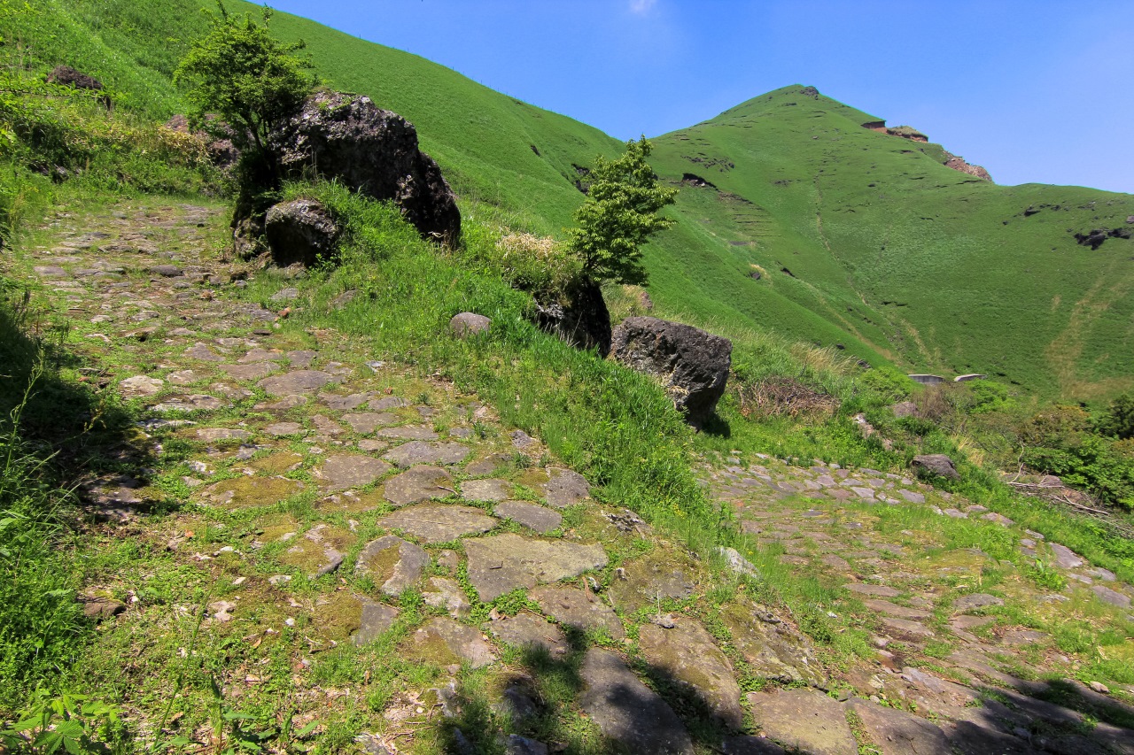 阿蘇出發  二重峠豊後街道的石茶屋遺跡  江戶參勤交代歷史巡禮