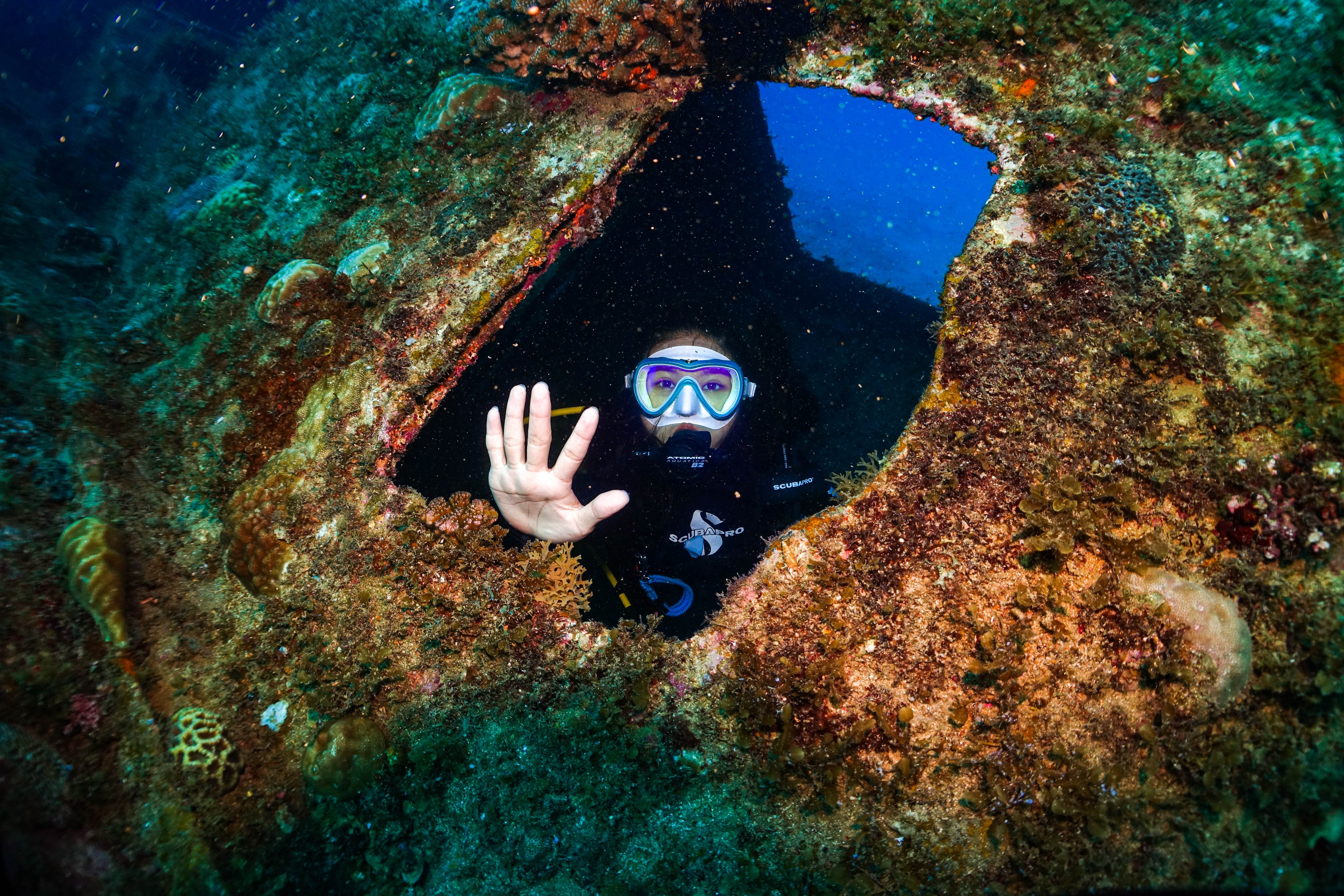屏東: 小琉球居琉潛水-體驗潛水&限時贈送全新面鏡及修圖服務