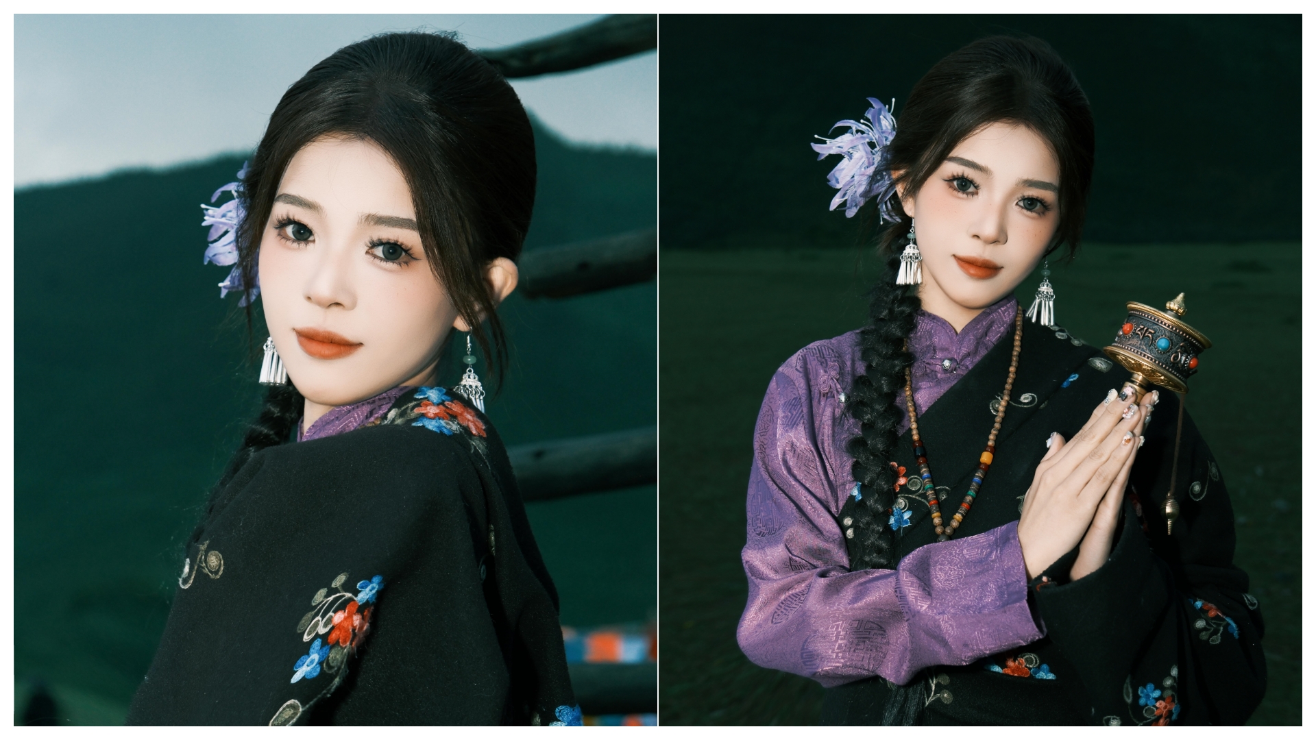 只需沉浸在高原的澄澈風光裡，讓藏羌服飾的豔麗色彩與畢棚溝的清冽景緻碰撞出獨特火花，留存屬於高原秘境的獨家記憶