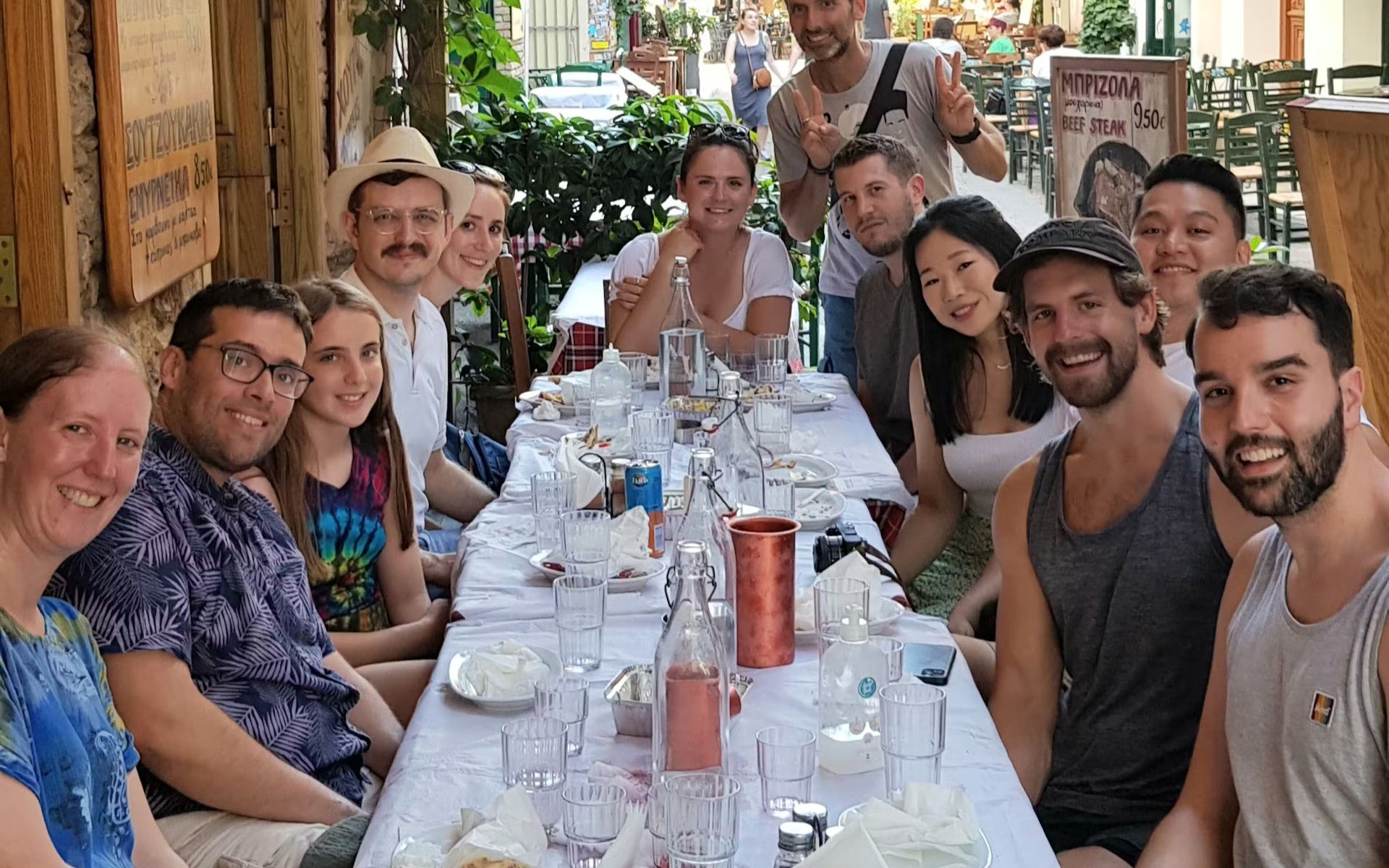 Traditional Greek food tour in Athens