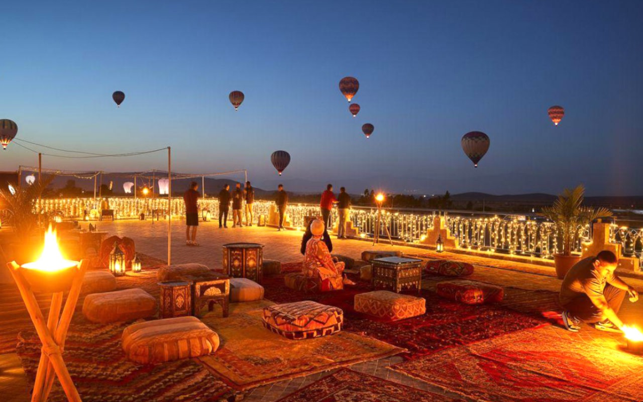 Hot Air Balloon Flight with Breakfast in Marrakech