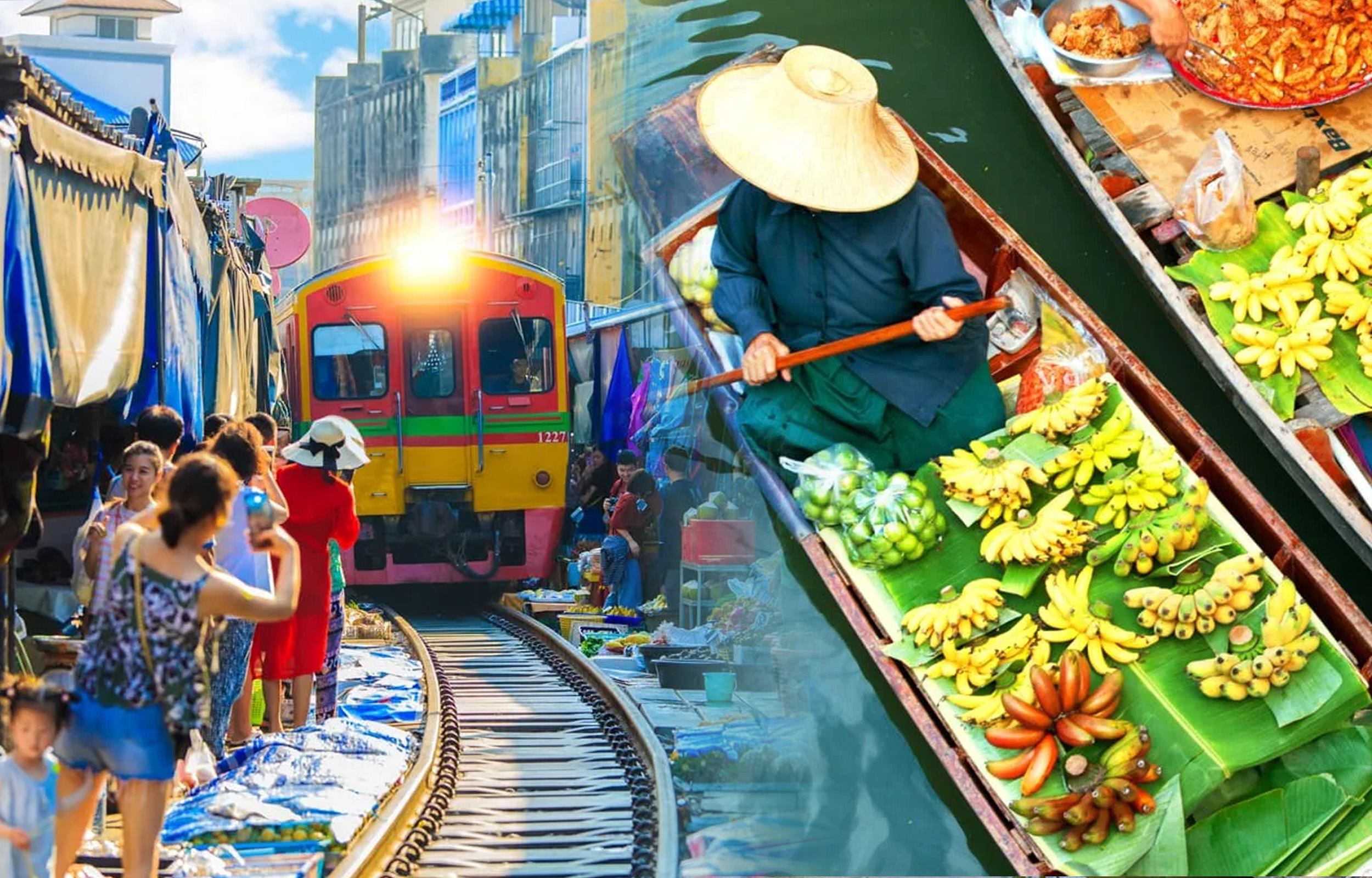丹能莎朵 + 安帕瓦 + 水上市場：私人包車