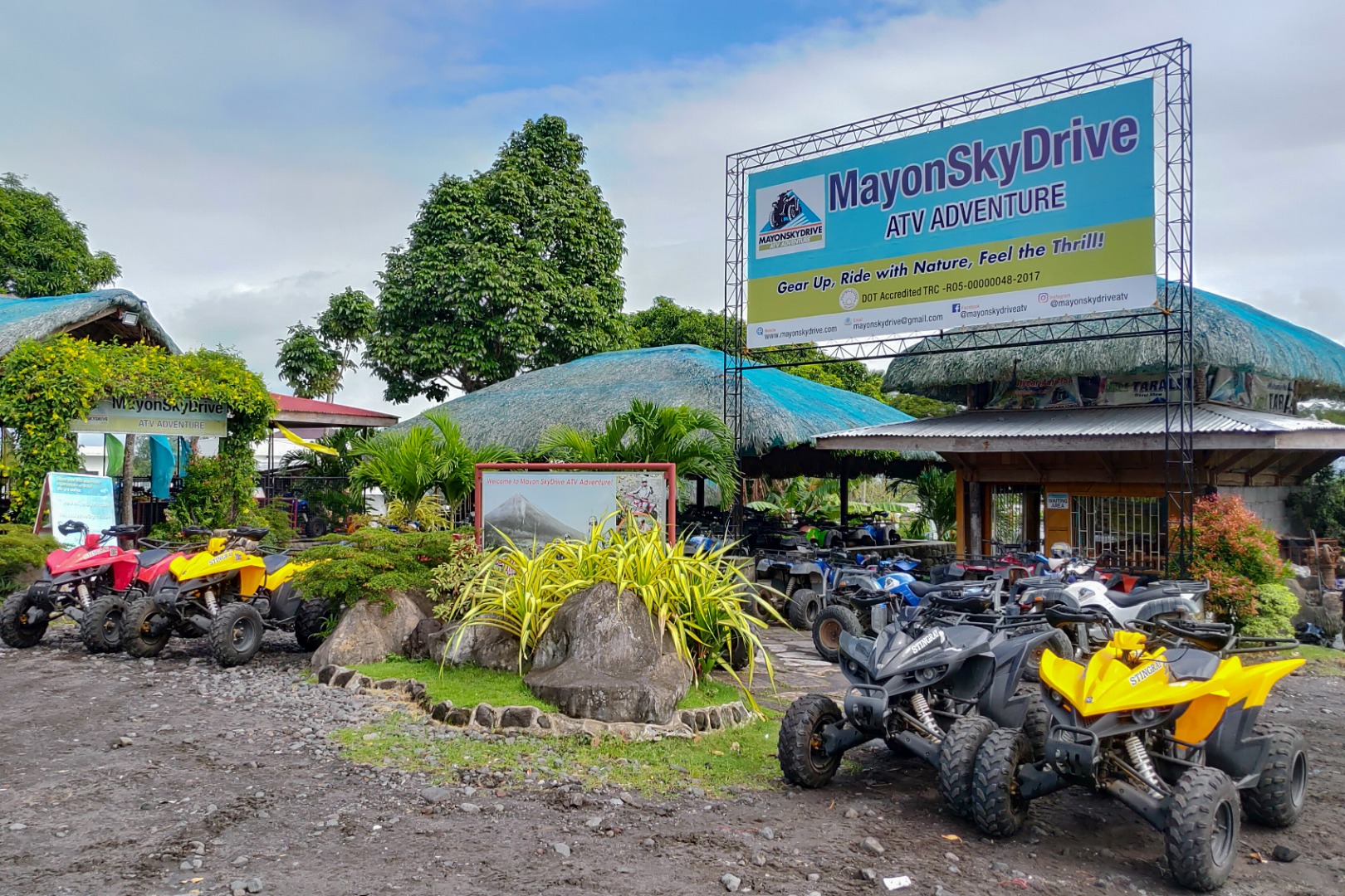 阿爾拜馬榮火山SkyDrive ATV越野摩托車騎行體驗