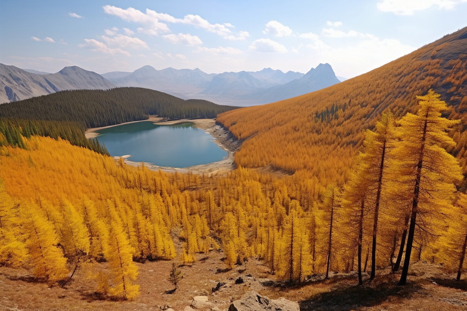 Inner Mongolia, Hulunbuir, Arxan, Golden Autumn 8-day private tour