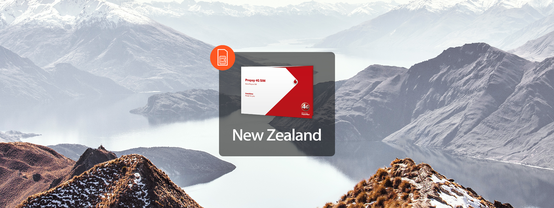 紐西蘭4G上網通話SIM卡（台灣宅配到府）