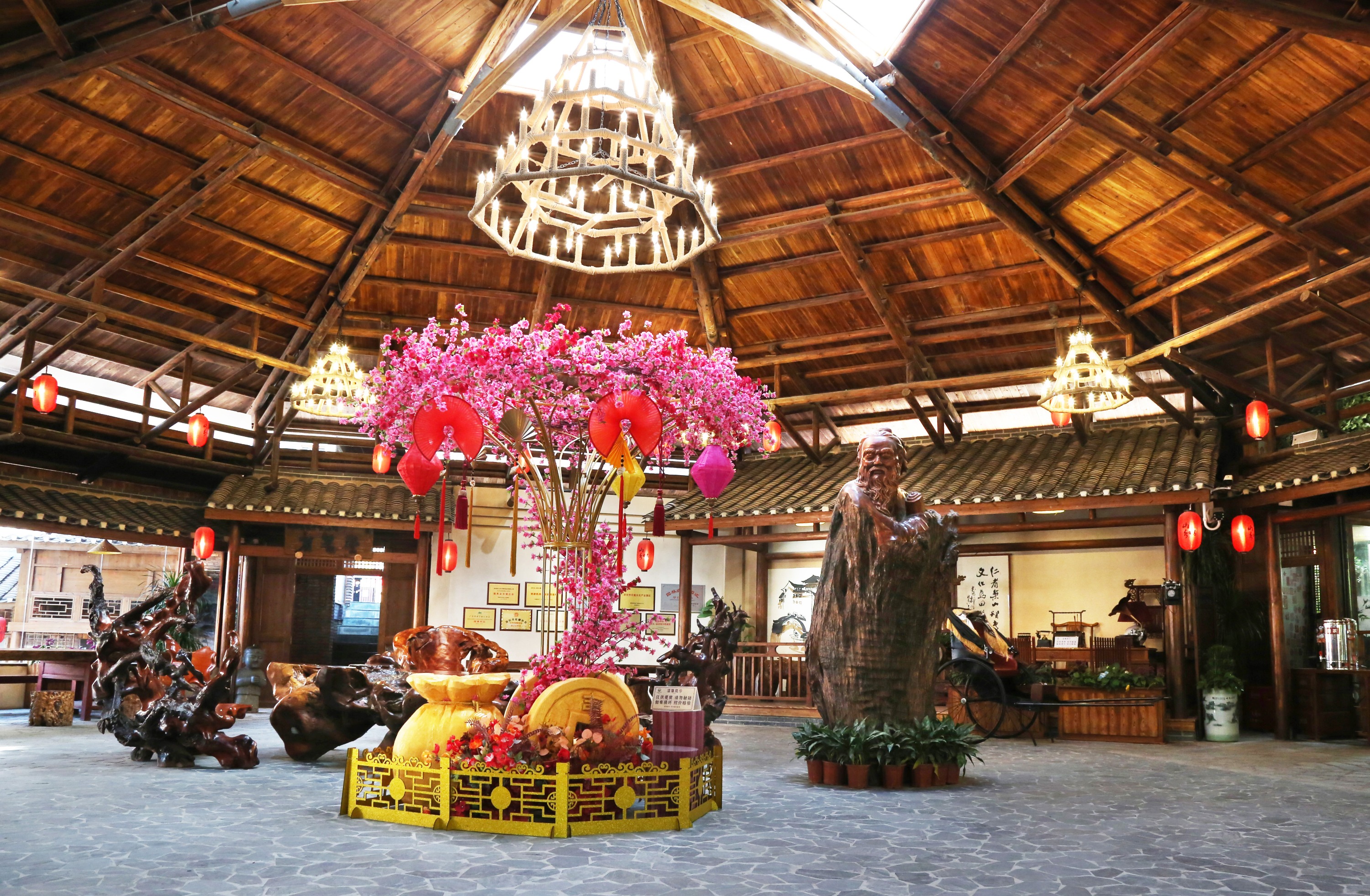 In the lobby