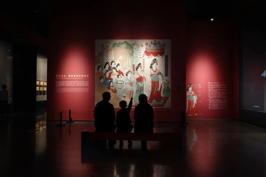 "A Thought of Dunhuang" Exhibition - Partial Real Scene Display