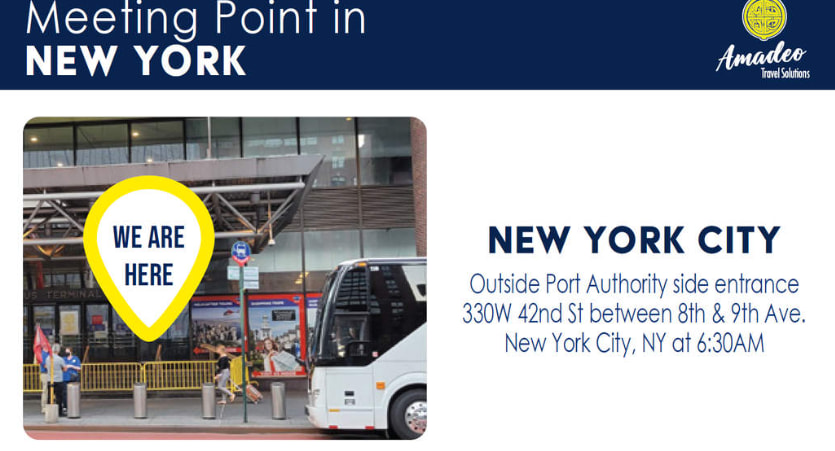Gather at the designated meeting point to begin your unforgettable Niagara Falls adventure