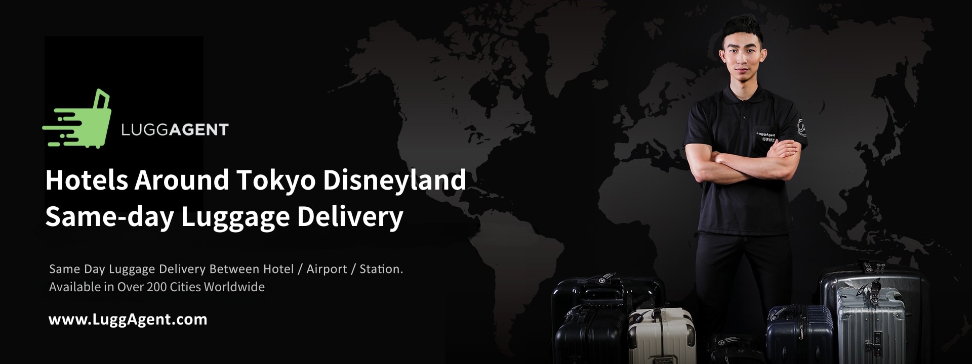 Hotels Around Tokyo Disneyland Same-day Luggage Delivery by LuggAgent