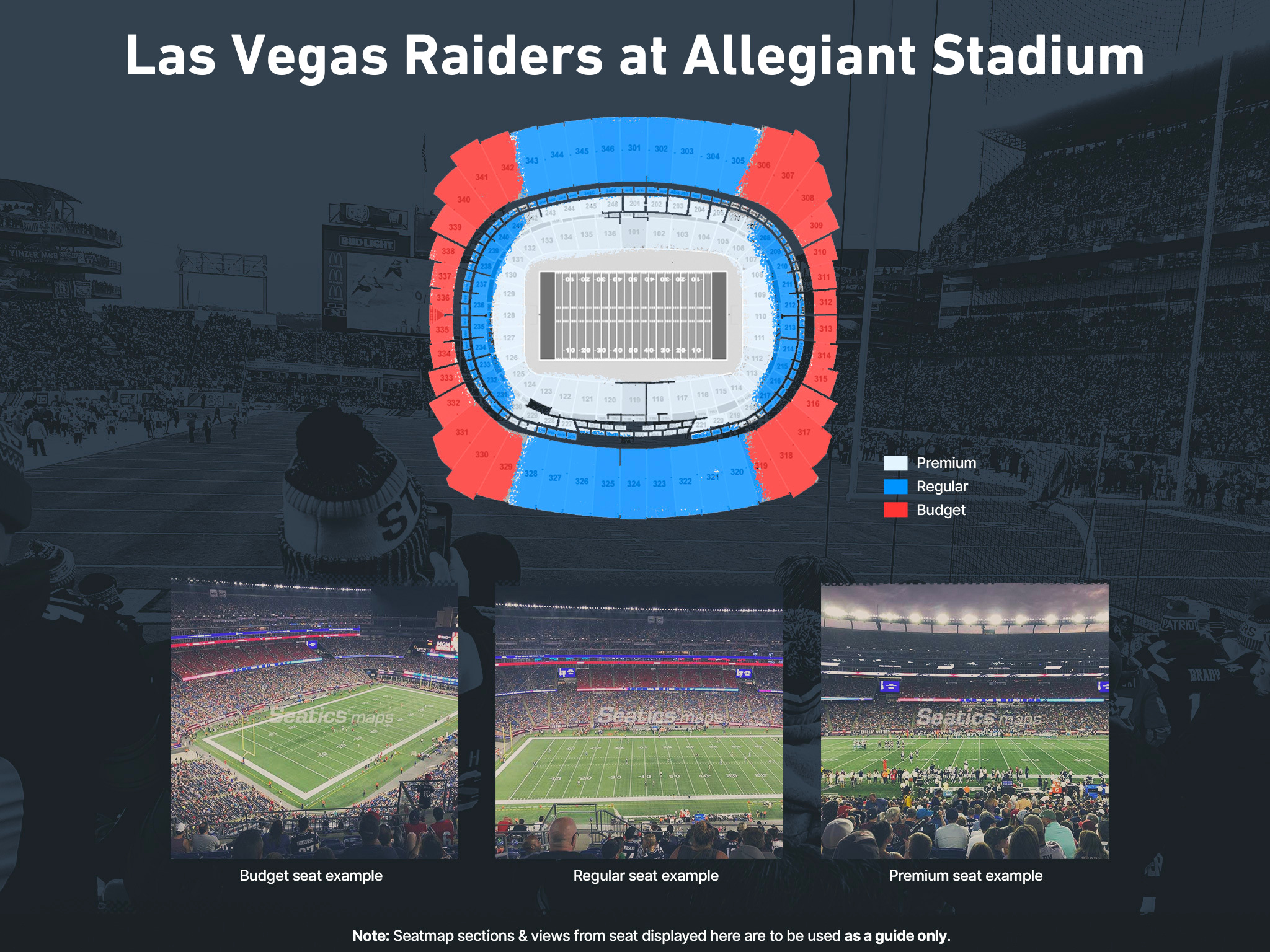 拉斯維加斯突襲者足球隊比賽（Allegiant Stadium）