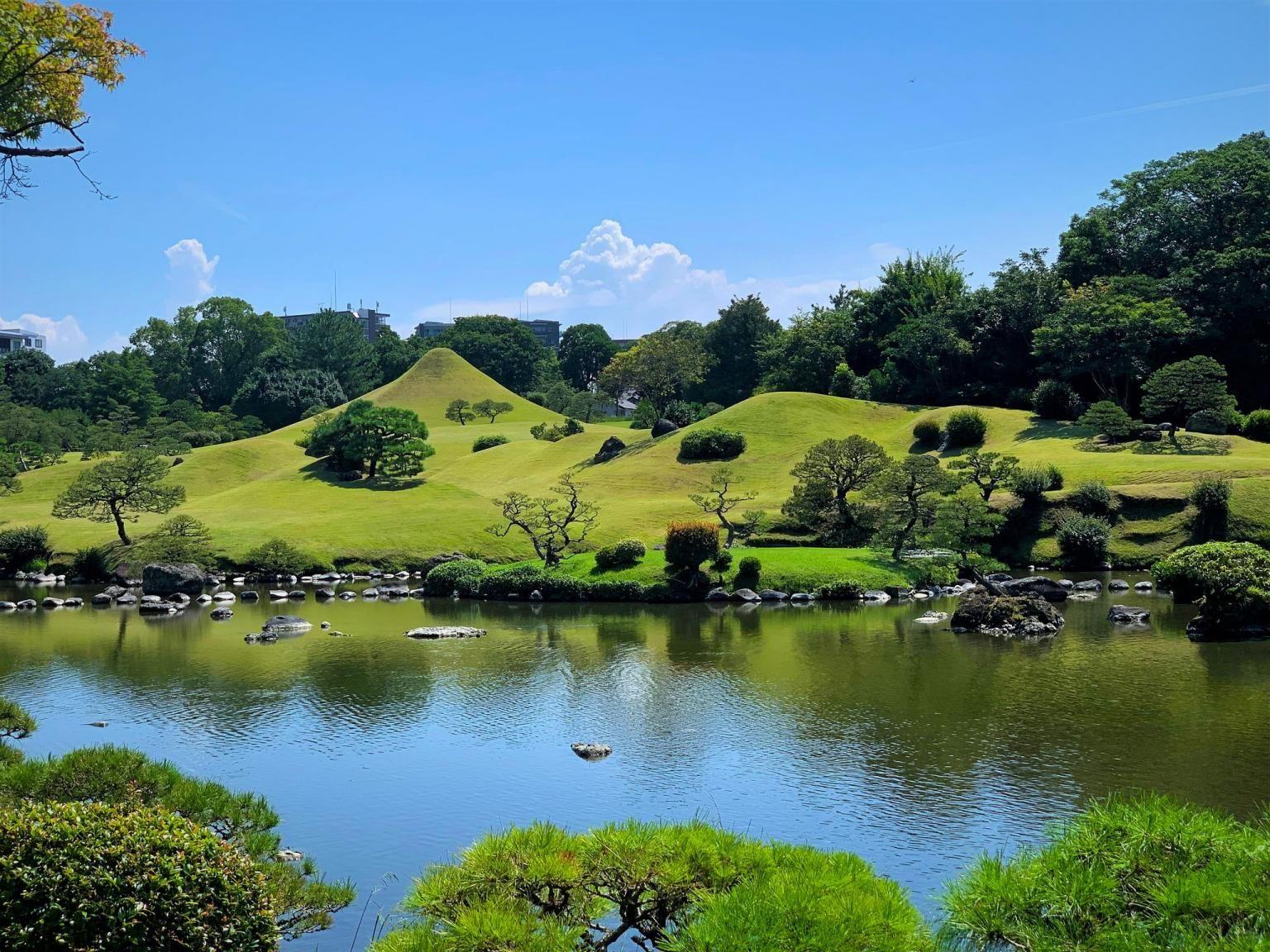 熊本縣：細川盆石藝術和水前寺成趣園