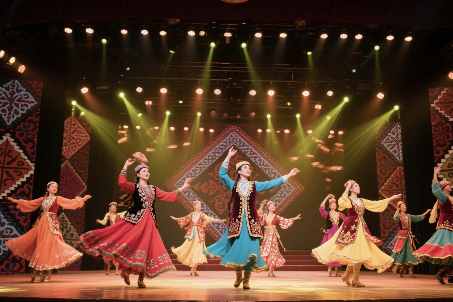 新疆國際大巴扎《絲綢之路 千年印象》宴藝大劇院演出票+巴扎美食自助餐票
