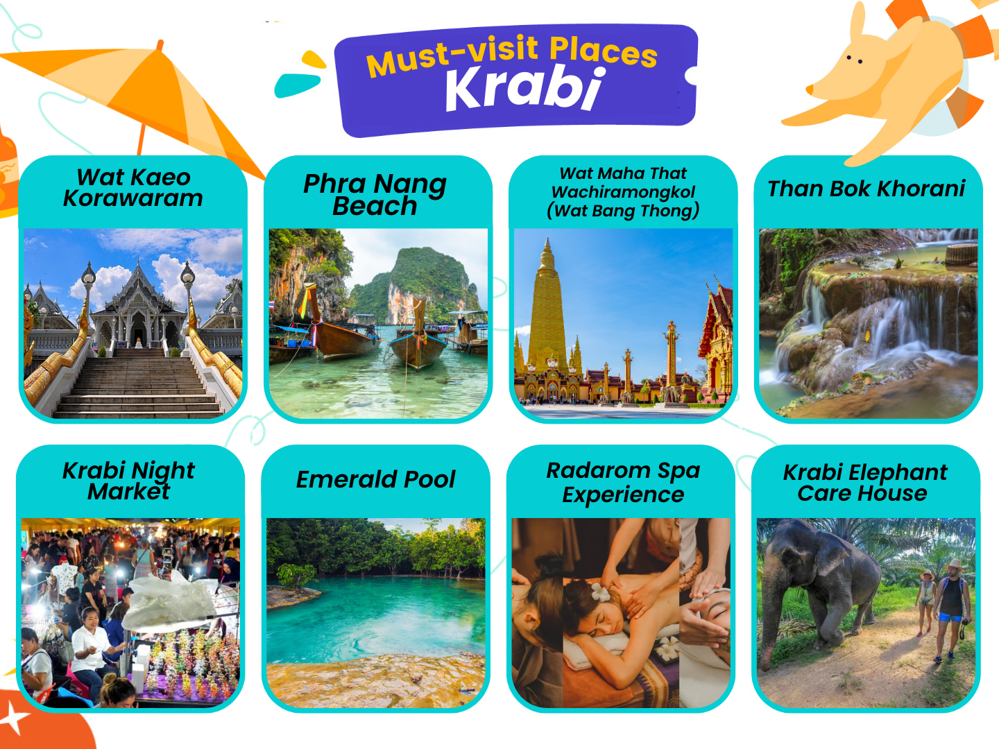 甲米私人包車一日遊（Anda Krabi Sea Tour 提供）