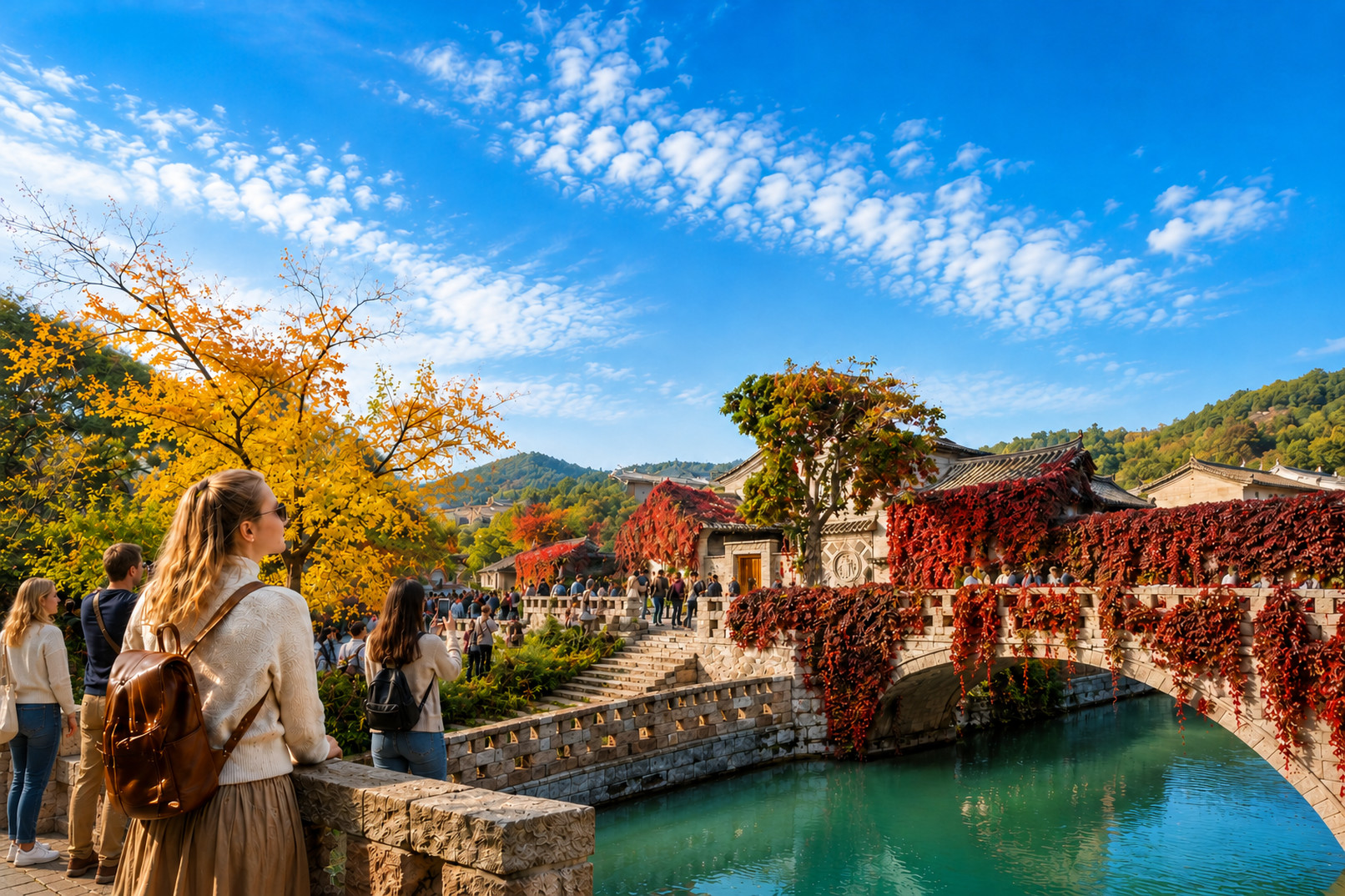 Gubei Water Town Day Tour (including admission ticket + round-trip bus + free entry)