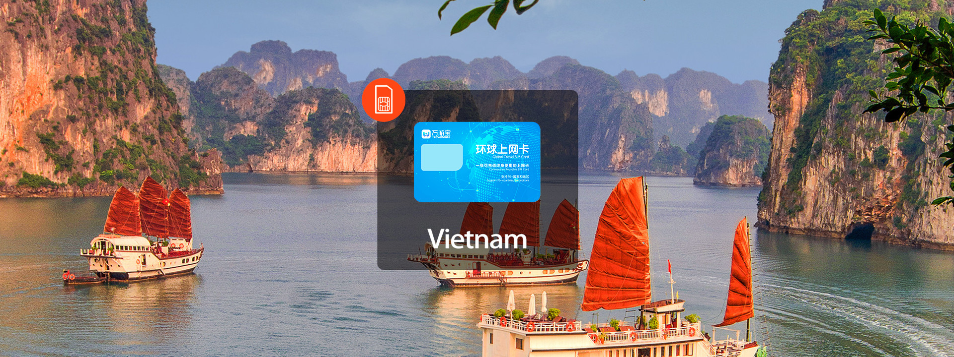 越南 4G SIM卡（香港／澳門／台灣／中國內地宅配）