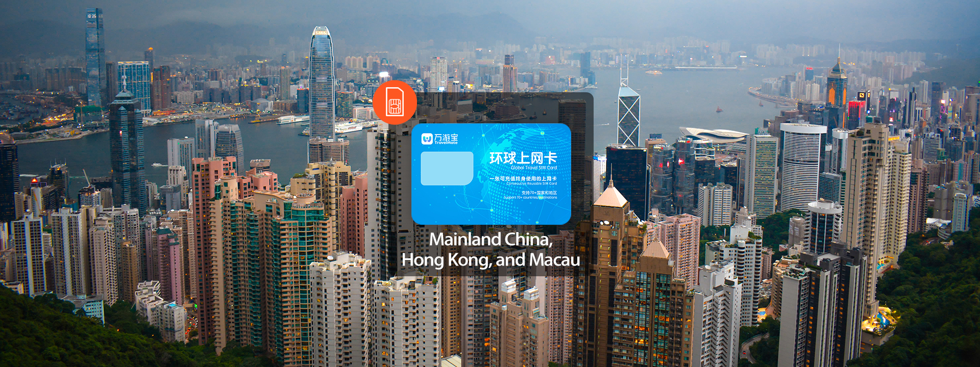 中國,香港,澳門 4G上網卡 (郵寄)