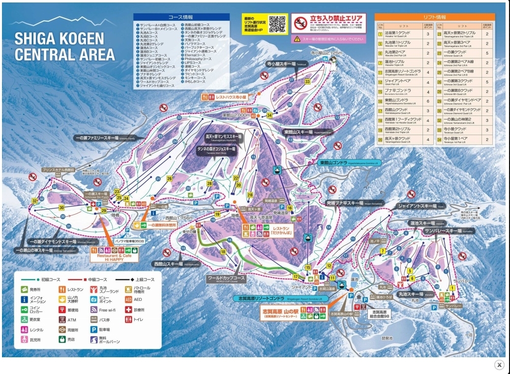 志賀高原滑雪場之旅