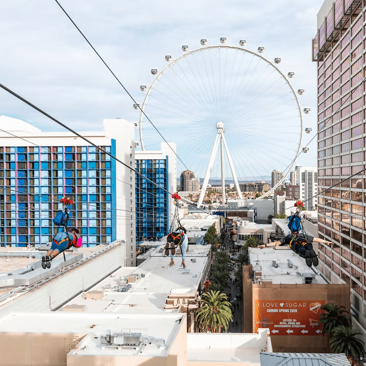 FlyLINQ Zipline Experience in Las Vegas