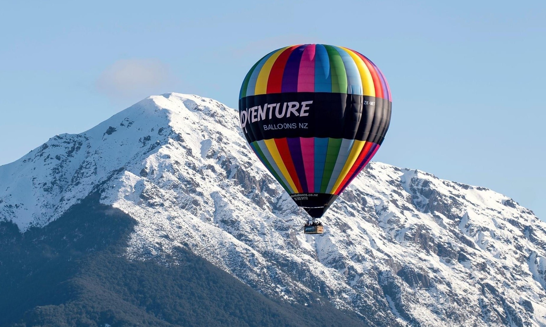 Hot air balloon flights from Methven