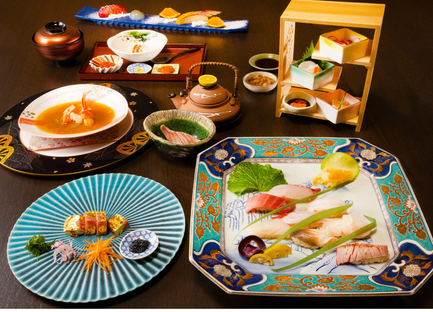 品嚐壽司永田的懷石料理,享受日式風味。 品嚐壽司永田的懷石料理,享受日式風味。
