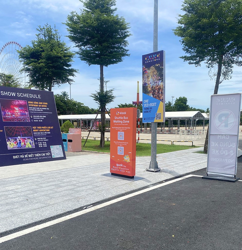 Klook meet-up point in Da Nang Downtown