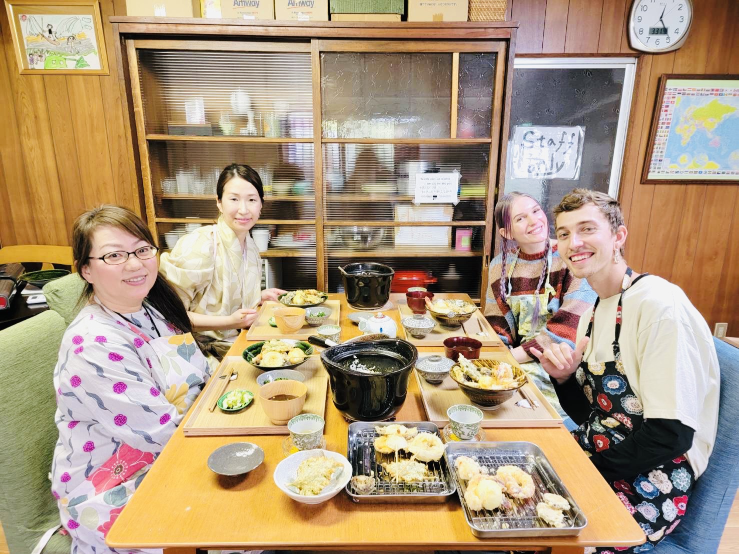 大阪料理課程（脆皮天婦羅蓋飯＆味噌湯）