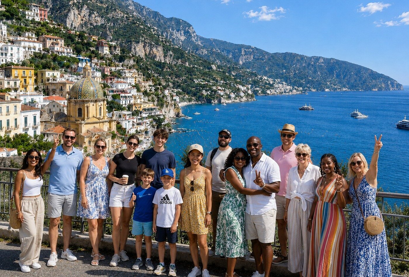 Full-day Tour from Naples to Positano, Amalfi and Ravello