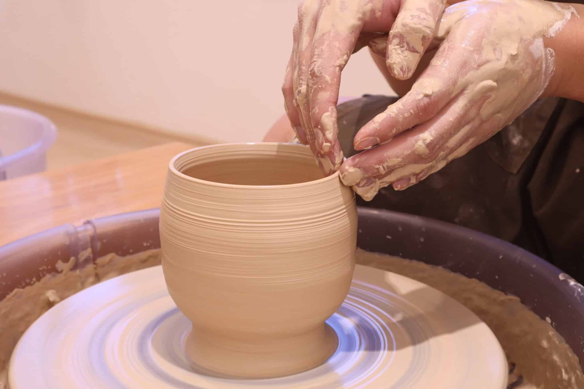 Wheel Throwing Pottery Experience in Singapore