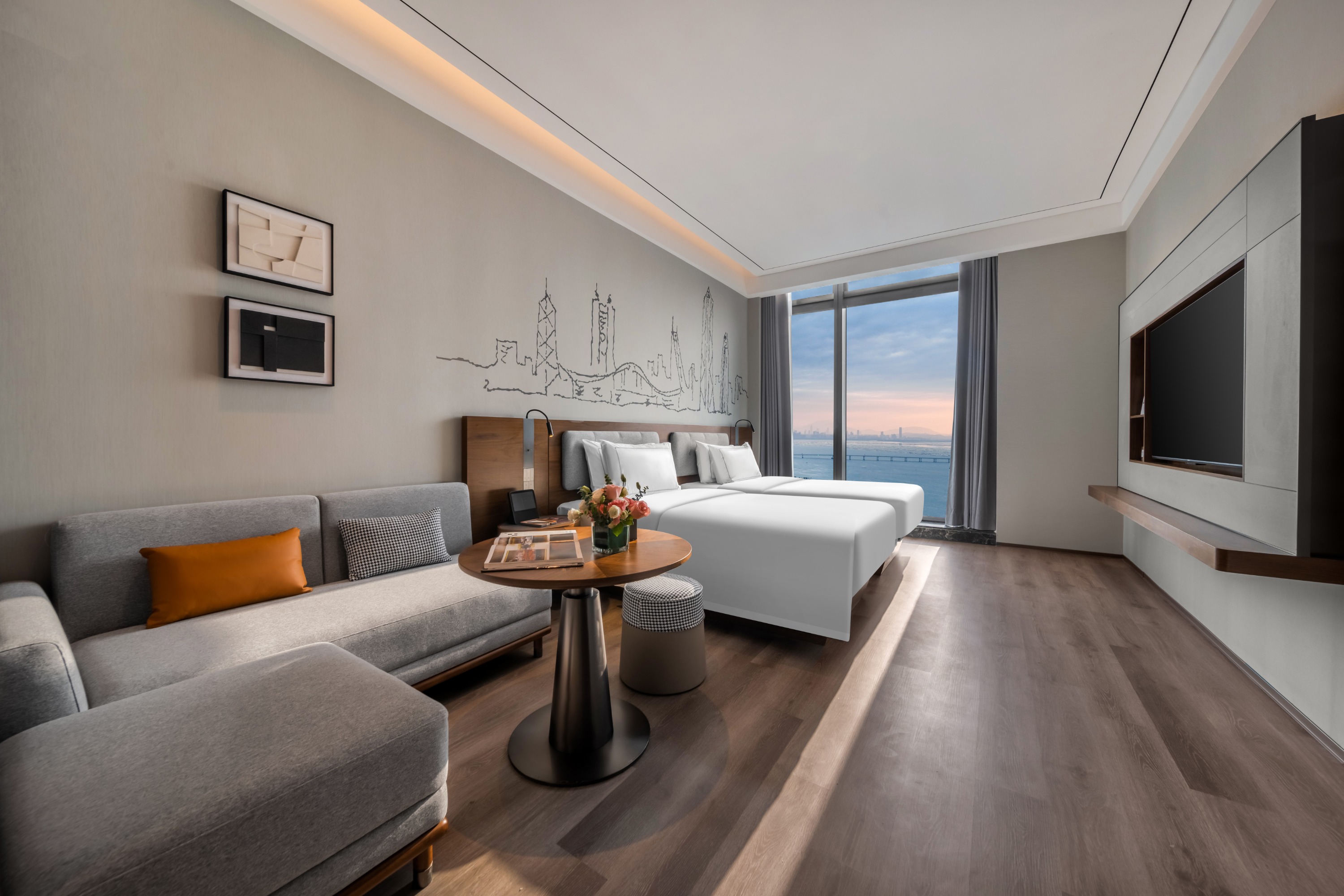 Deluxe Ocean View Twin Room