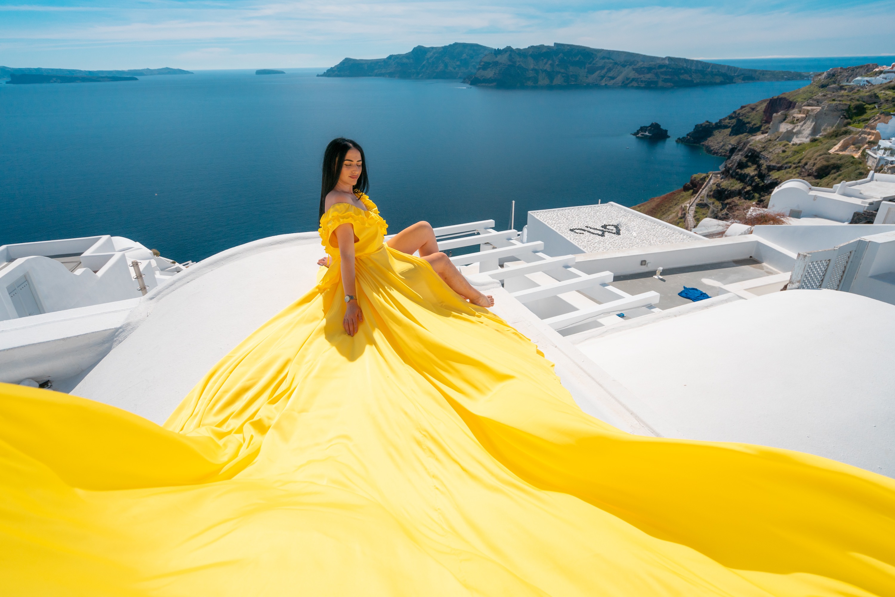 Professional Photoshoot in Santorini
