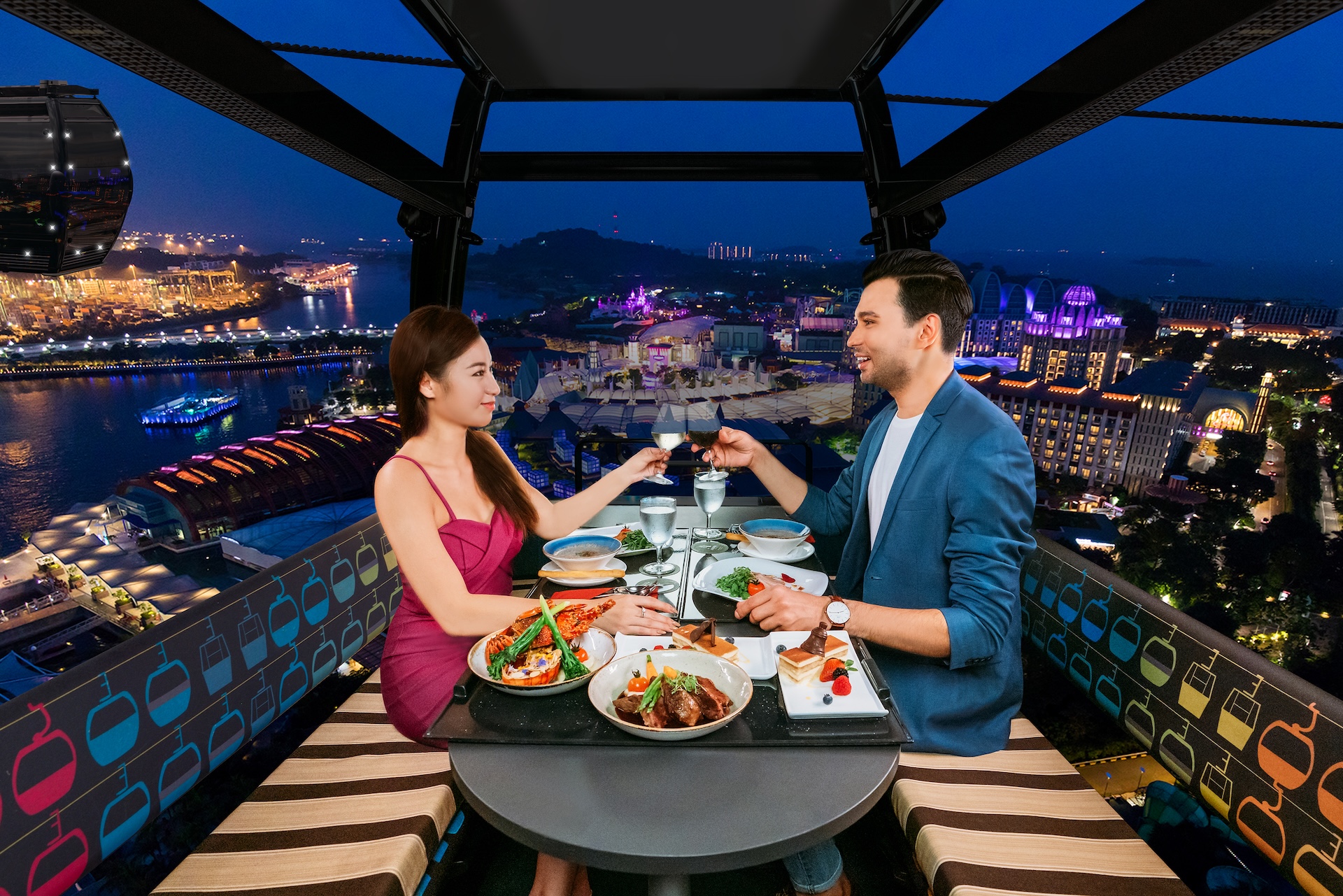 Cable Car Dining Experience in Singapore