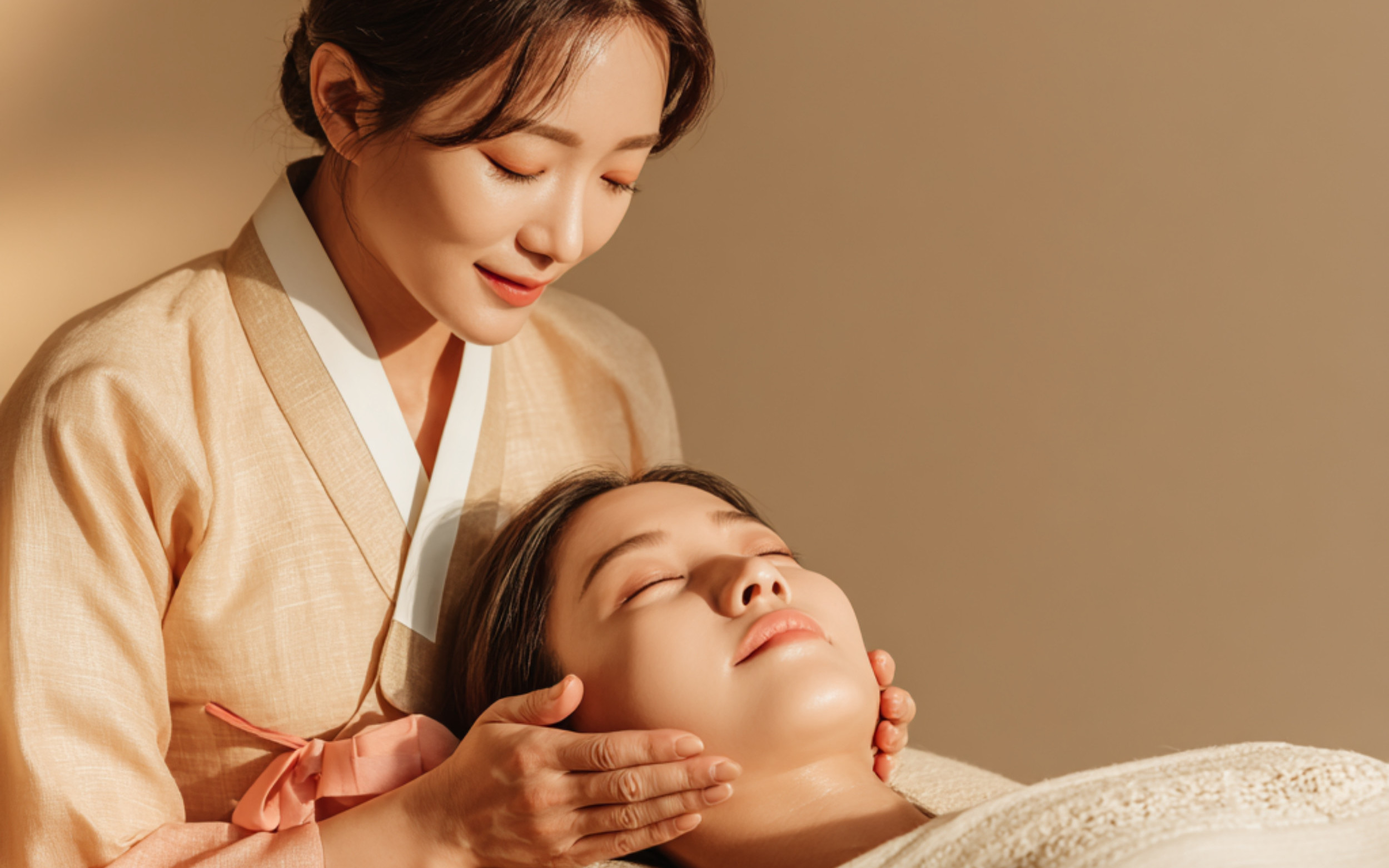 Traditional Korean Facial & Healing Ritual in Hongdae Seoul Guidance