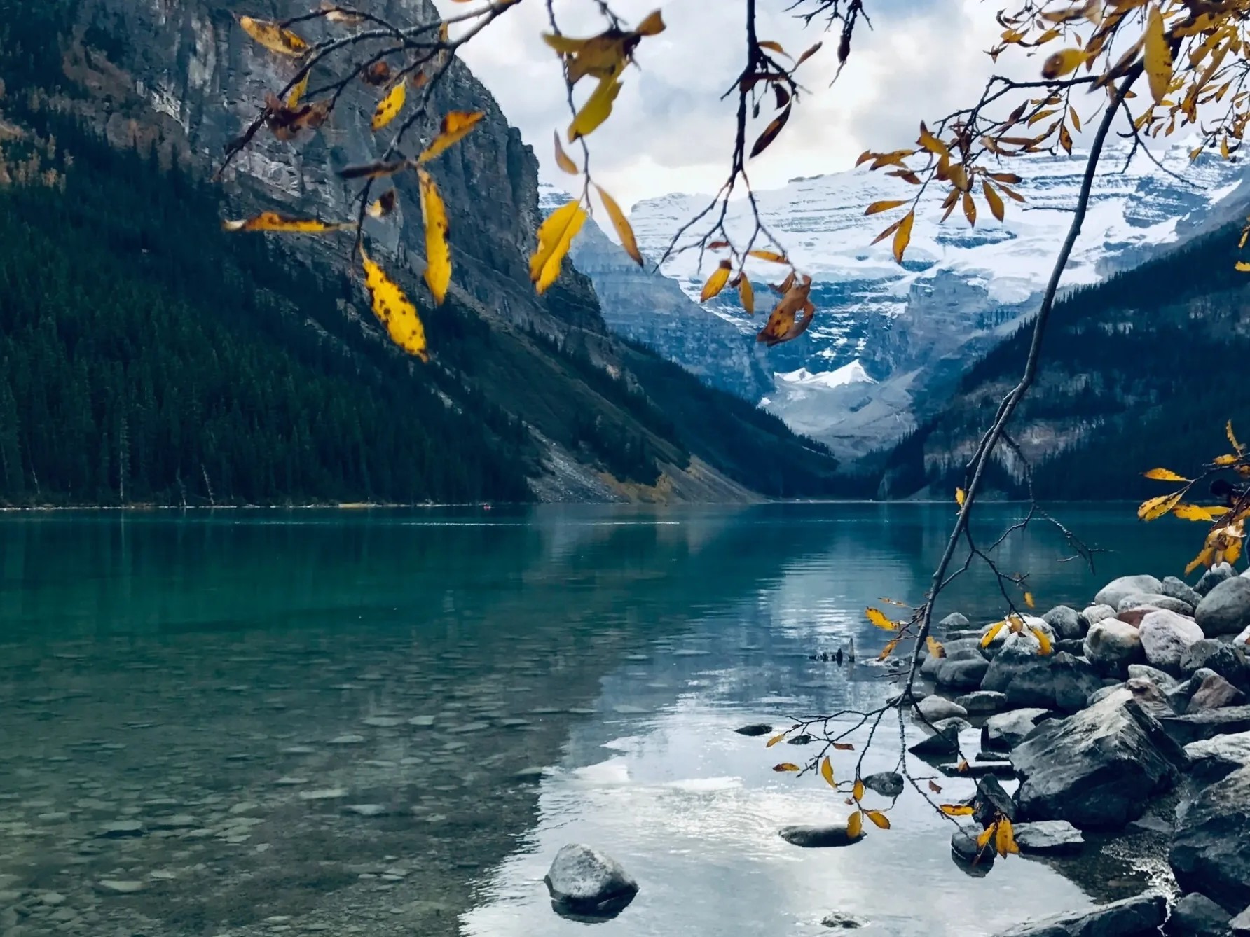 路易斯湖 (Lake Louise)、翡翠湖 (Emerald Lake) 和約翰斯頓峽谷 (Johnston Canyon) 秋季半日遊