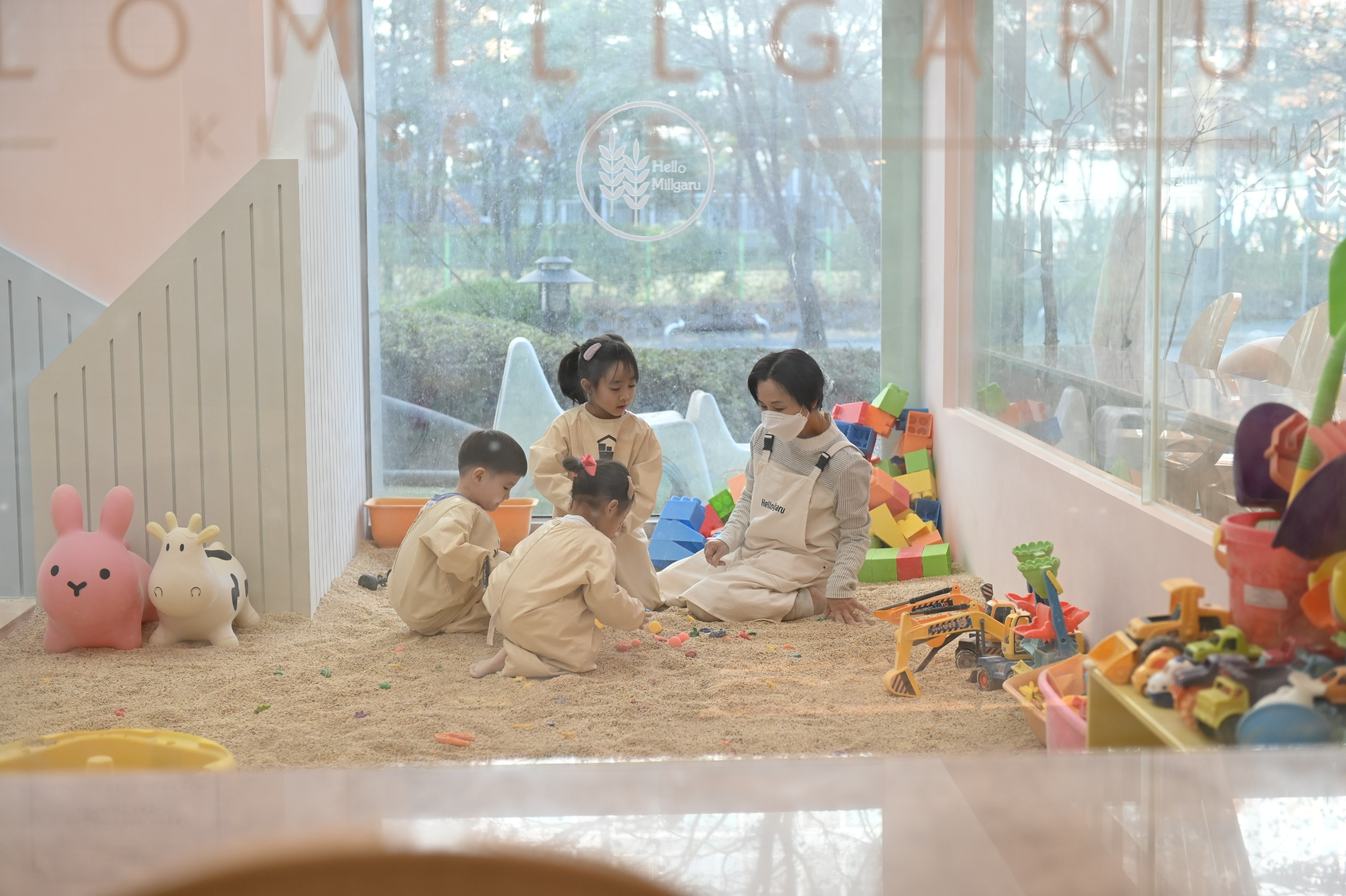 Hello Millgaru (Flour) Kids cafe in Seoul