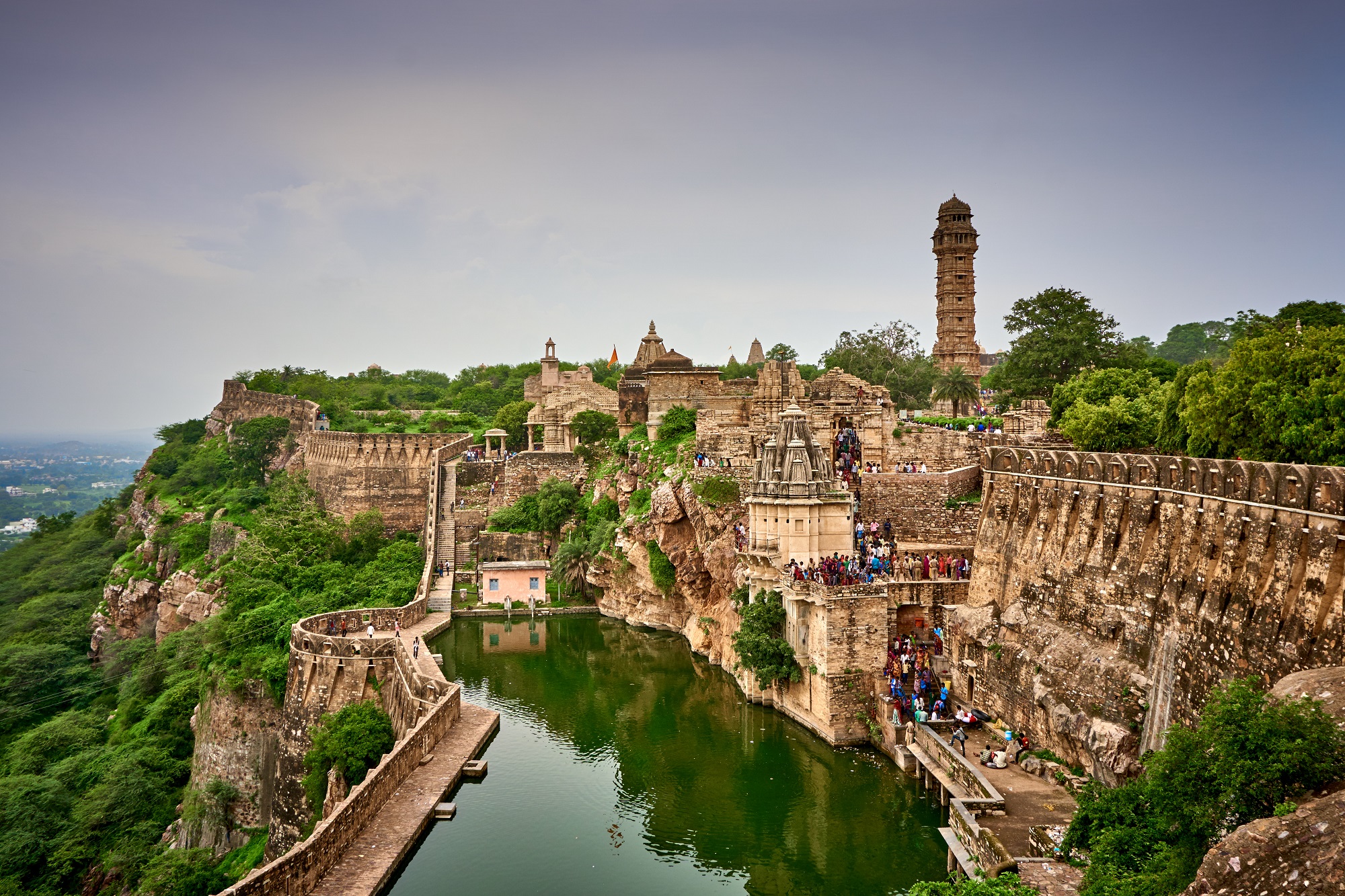 See Chittorgarh Fort & Udaipur Drop from Pushkar with Guide Service