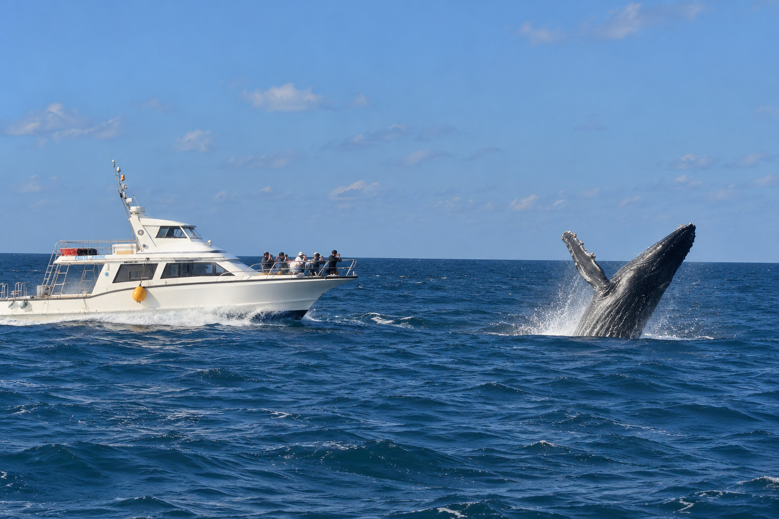 Okinawa Whale Watching Tour: 3 daily sessions available · Small group of 12 people heading out to sea · Free photos