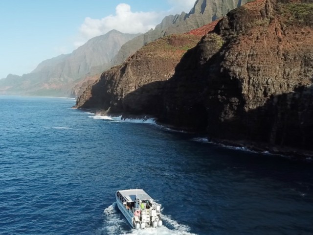 夏威夷州納帕利海岸Imiloa Express號早晨或日落遊船之旅
