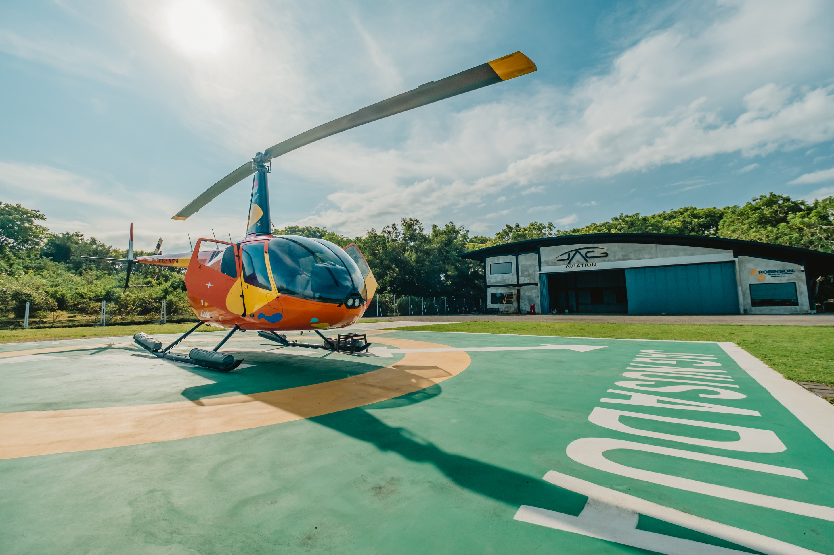 巴厘島直升機之旅（由 Balicopter 提供）
