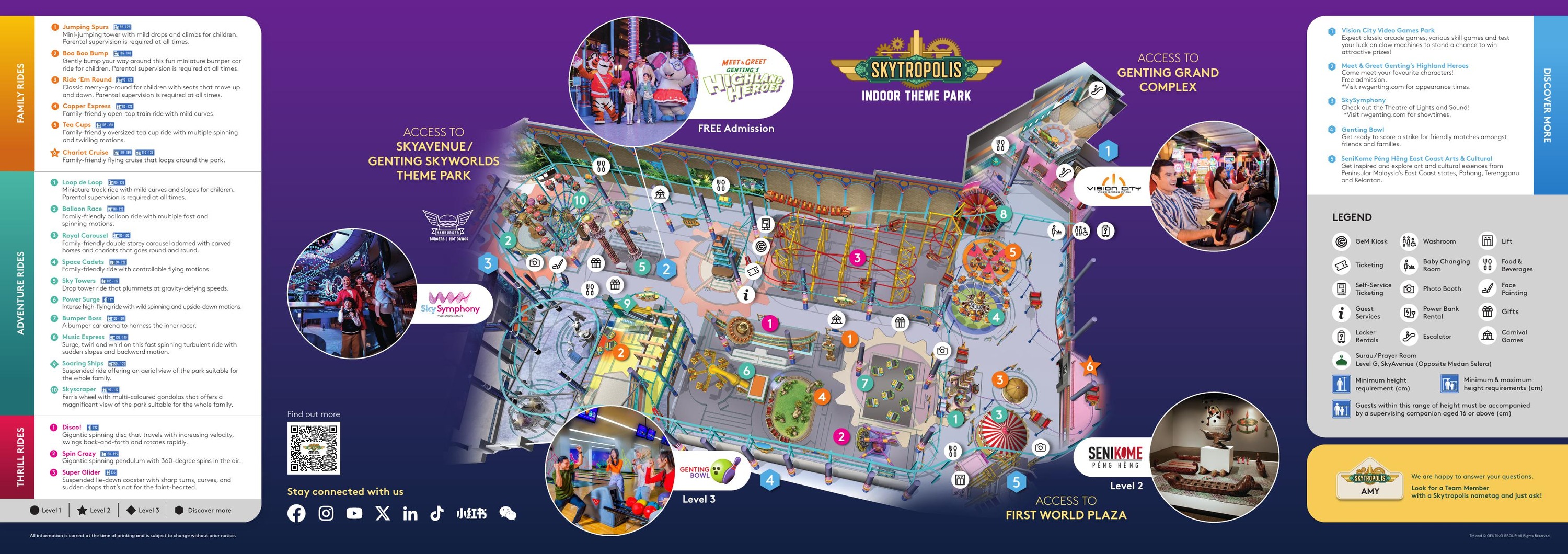 Park map and rides