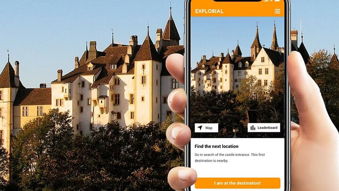Private Neuchatel Scavenger Hunt and Sights Self-Guide Trip