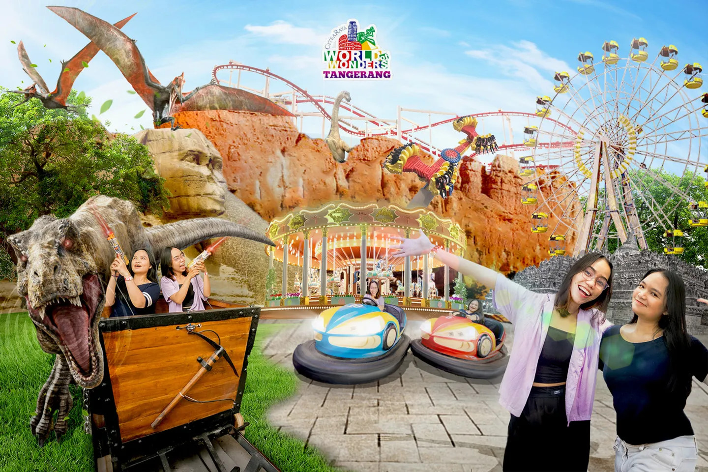 Citra Raya World Of Wonders Theme Park in Tangerang