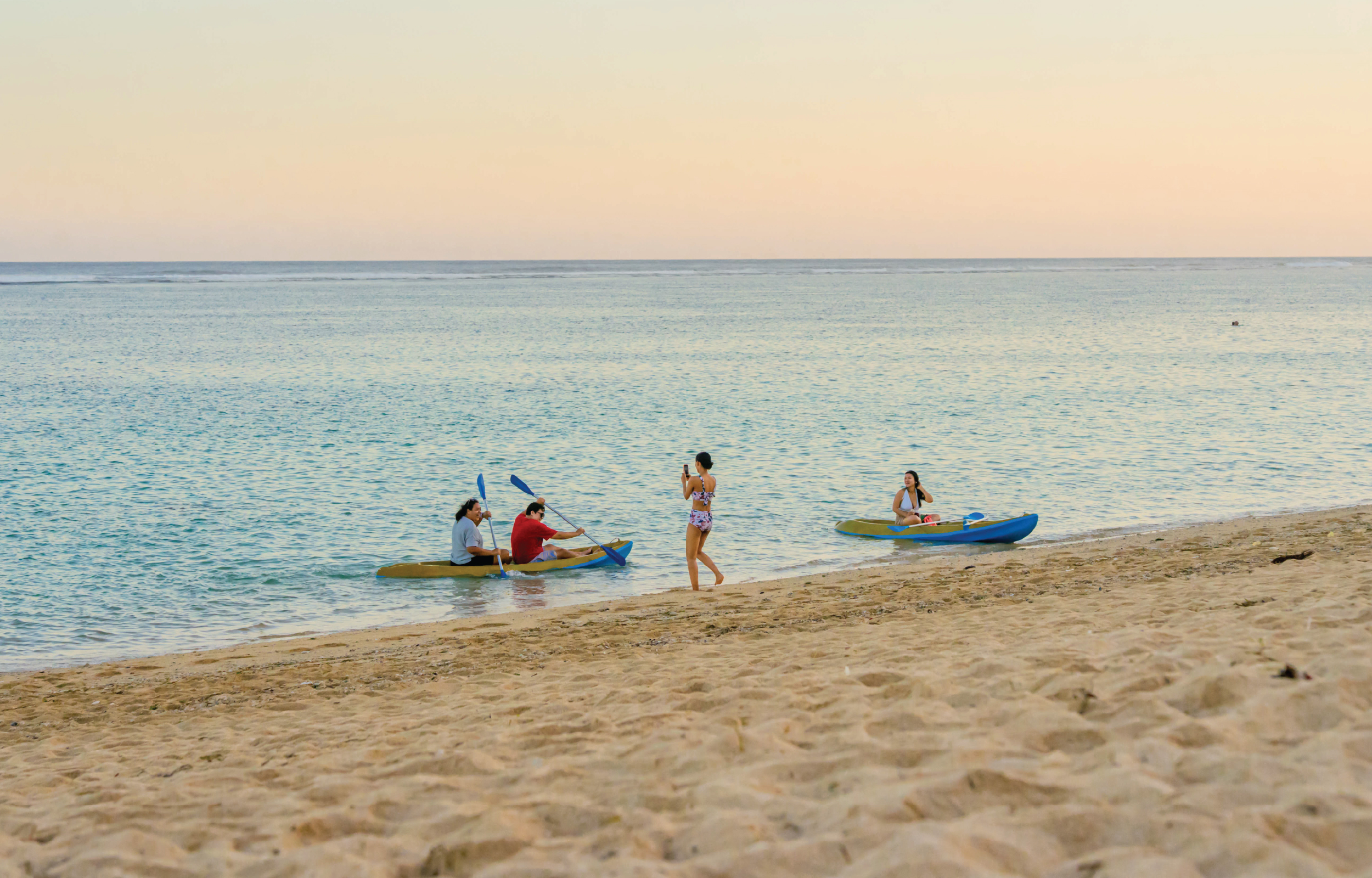 您在CANNA期間也可以玩獨木舟。