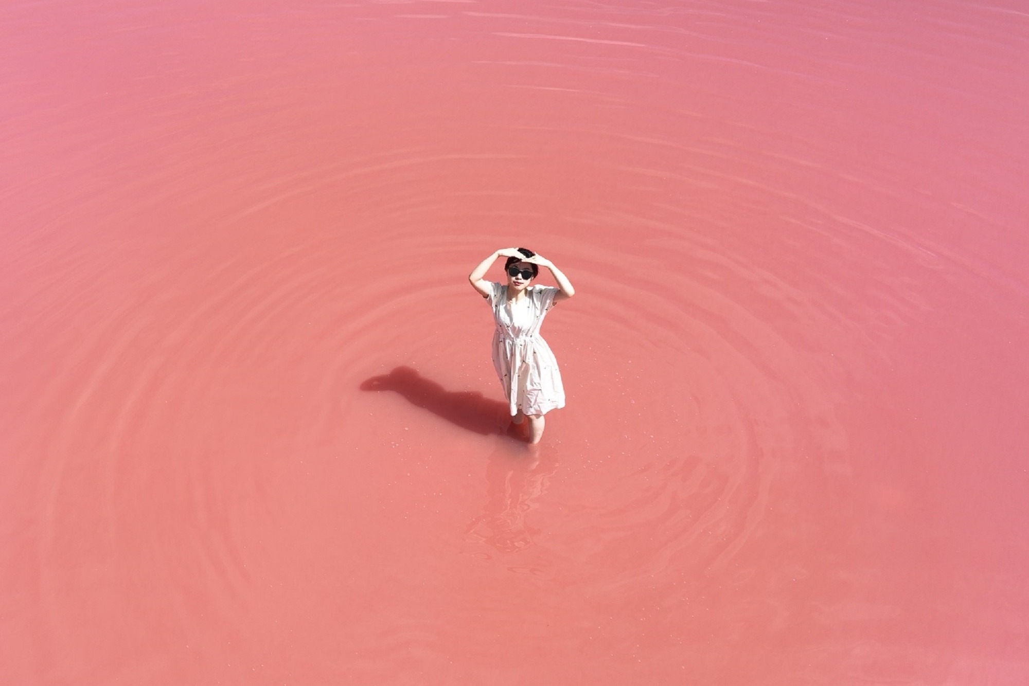 2 Days Luxury Pink Lake Tour with Chinese Language Guide