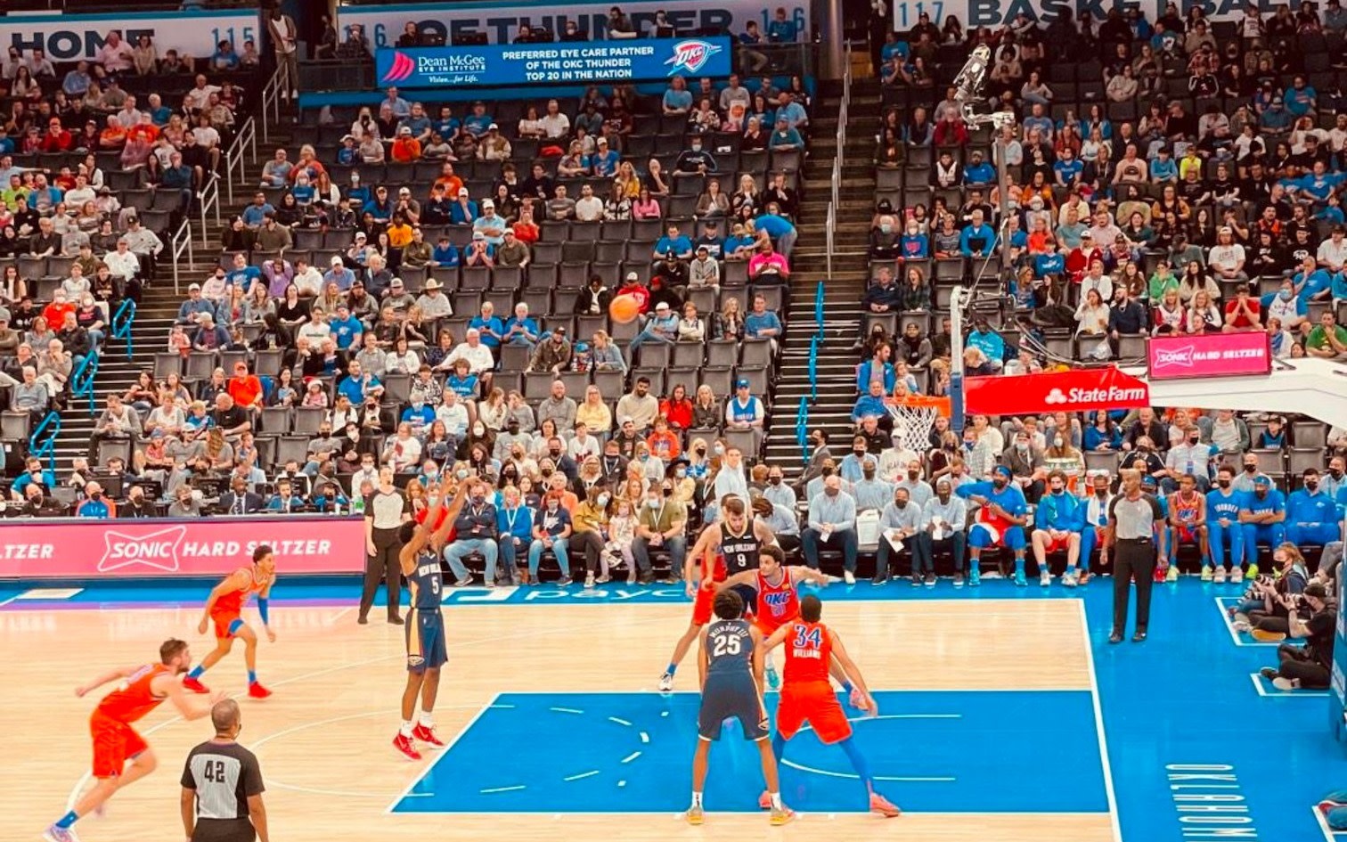 Oklahoma City Thunder Basketball Game at Paycom Center