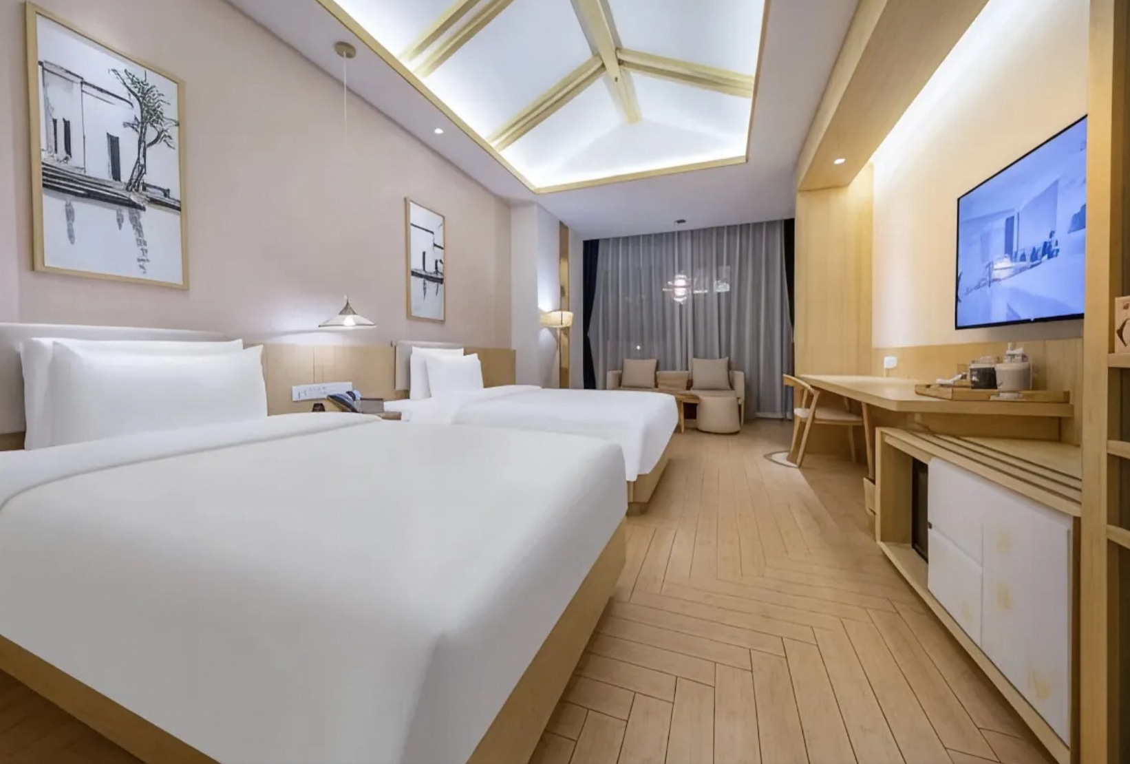 Jimu Family Twin Room Reference Image