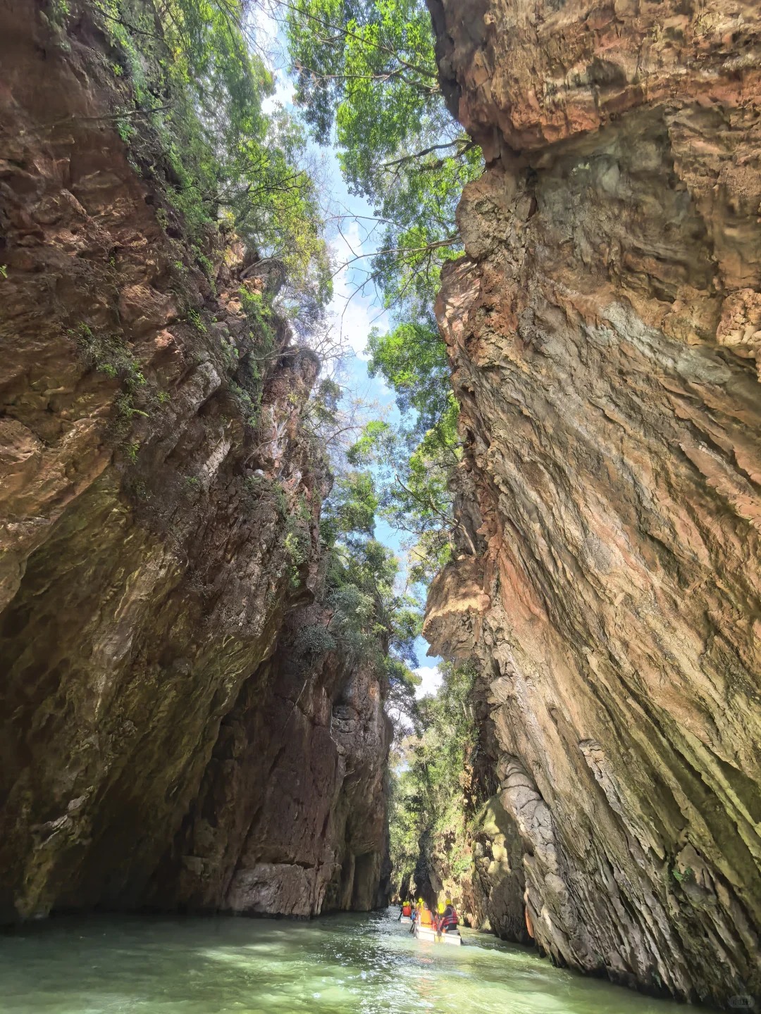 乘一葉小舟遊蔭翠峽,碧水悠悠,兩岸林木蔥蘢,微風拂過帶著淡淡的草木香,完全感受不到大寒的凜冽,只覺得歲月靜好。 乘一葉小舟遊蔭翠峽,碧水悠悠,兩岸林木蔥蘢,微風拂過帶著淡淡的草木香,完全感受不到大寒的凜冽,只覺得歲月靜好。