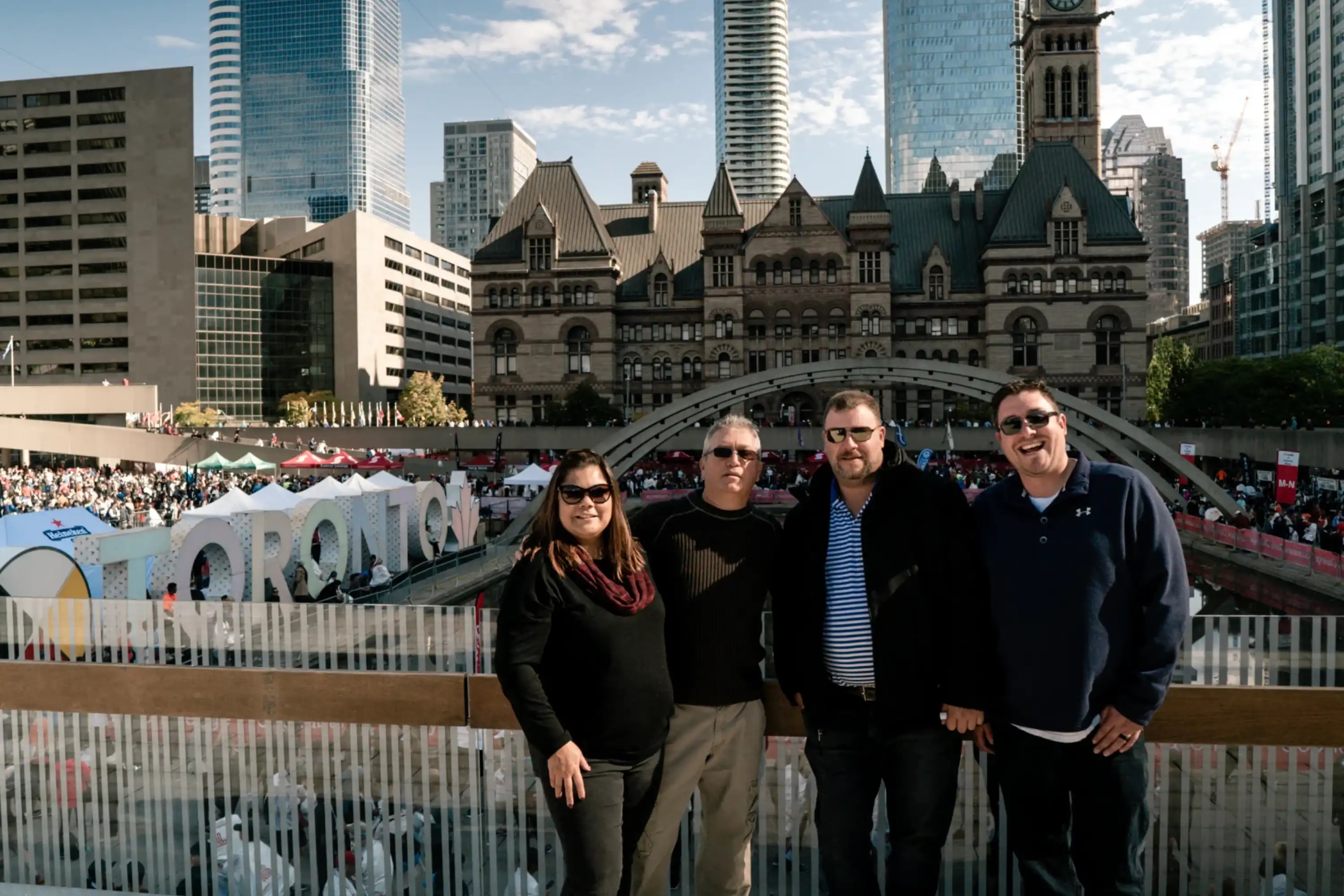 Toronto Walking Tour with CN Tower and River Cruise Ticket