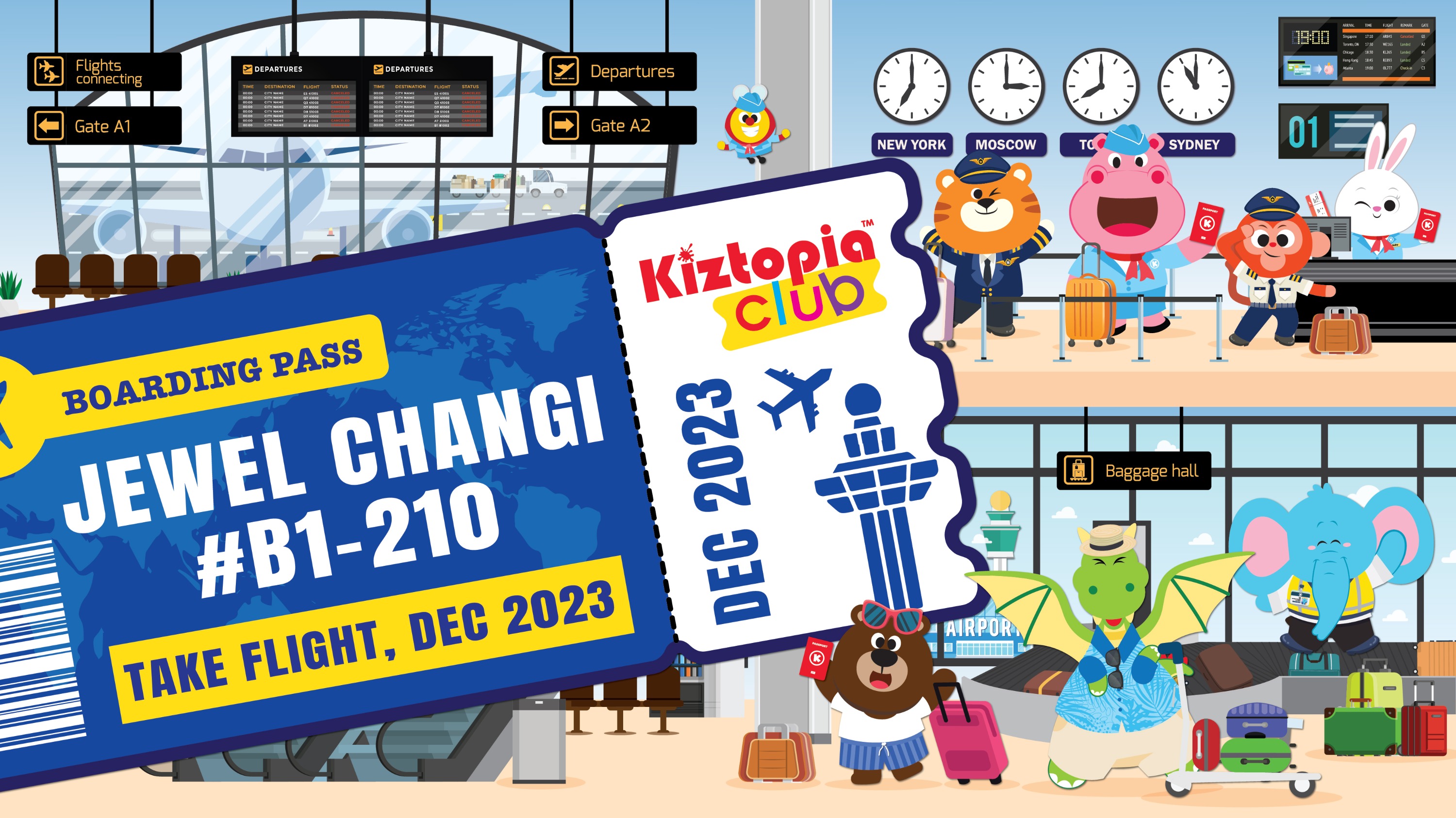 Kiztopia Club Ticket at Jewel Changi Airport